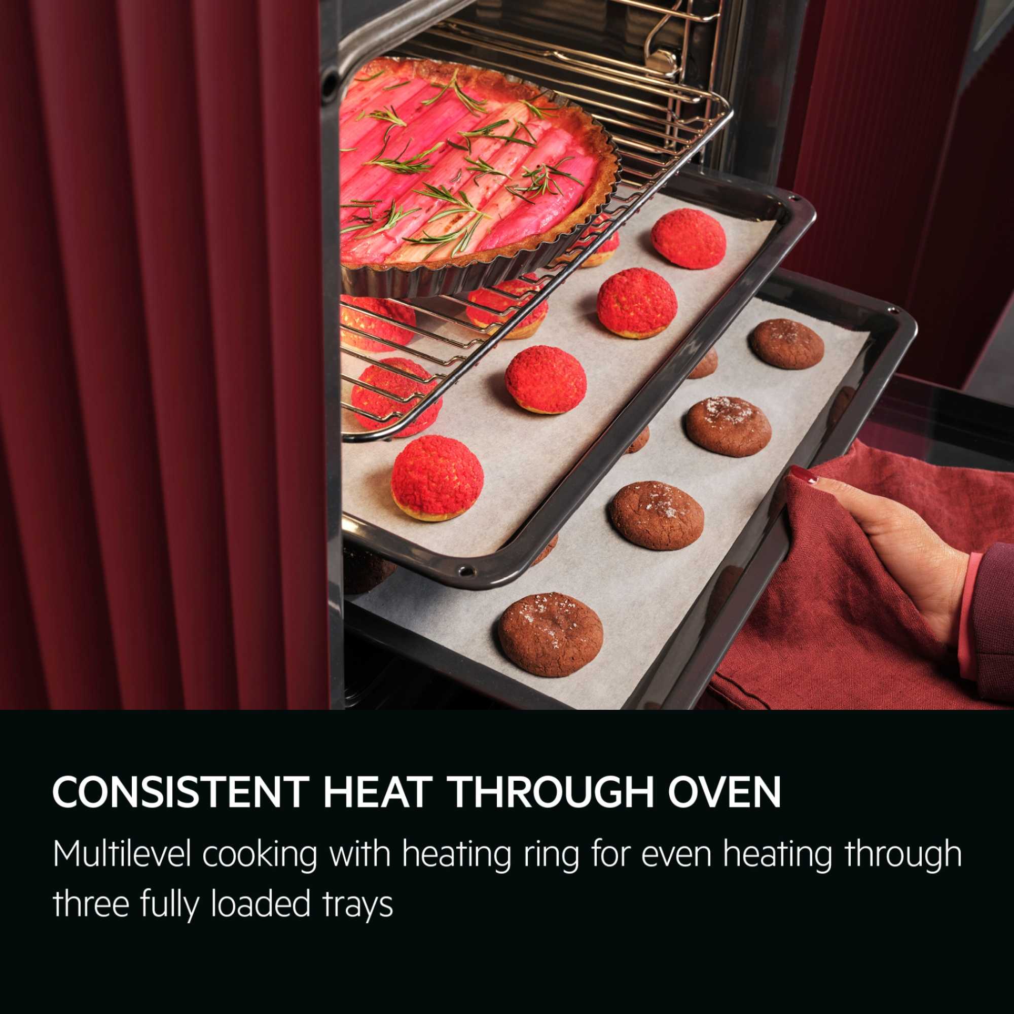 OS6PB50AK 6000 SenseCook Built-in Oven with Pyrolytic Self Clean - Black