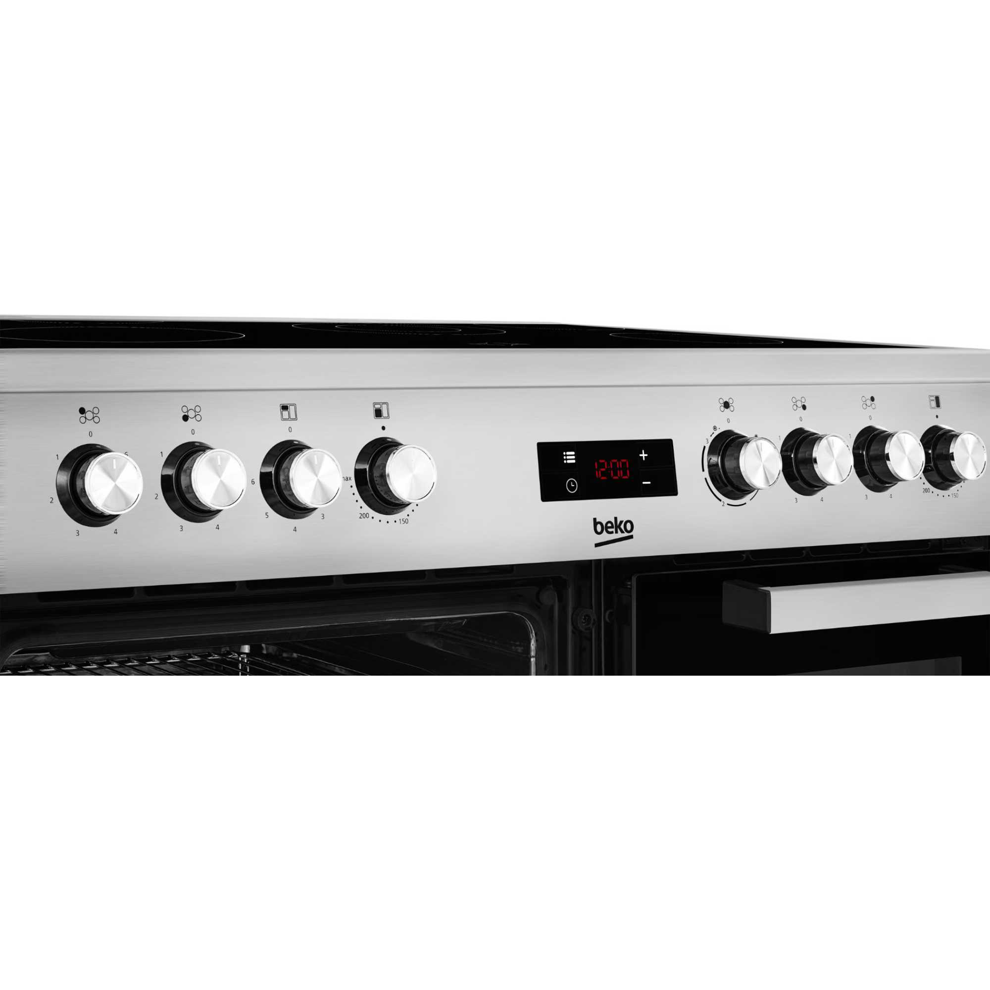 90cm Double Oven Range Cooker with 5 Ceramic Hobs - KDVC90X