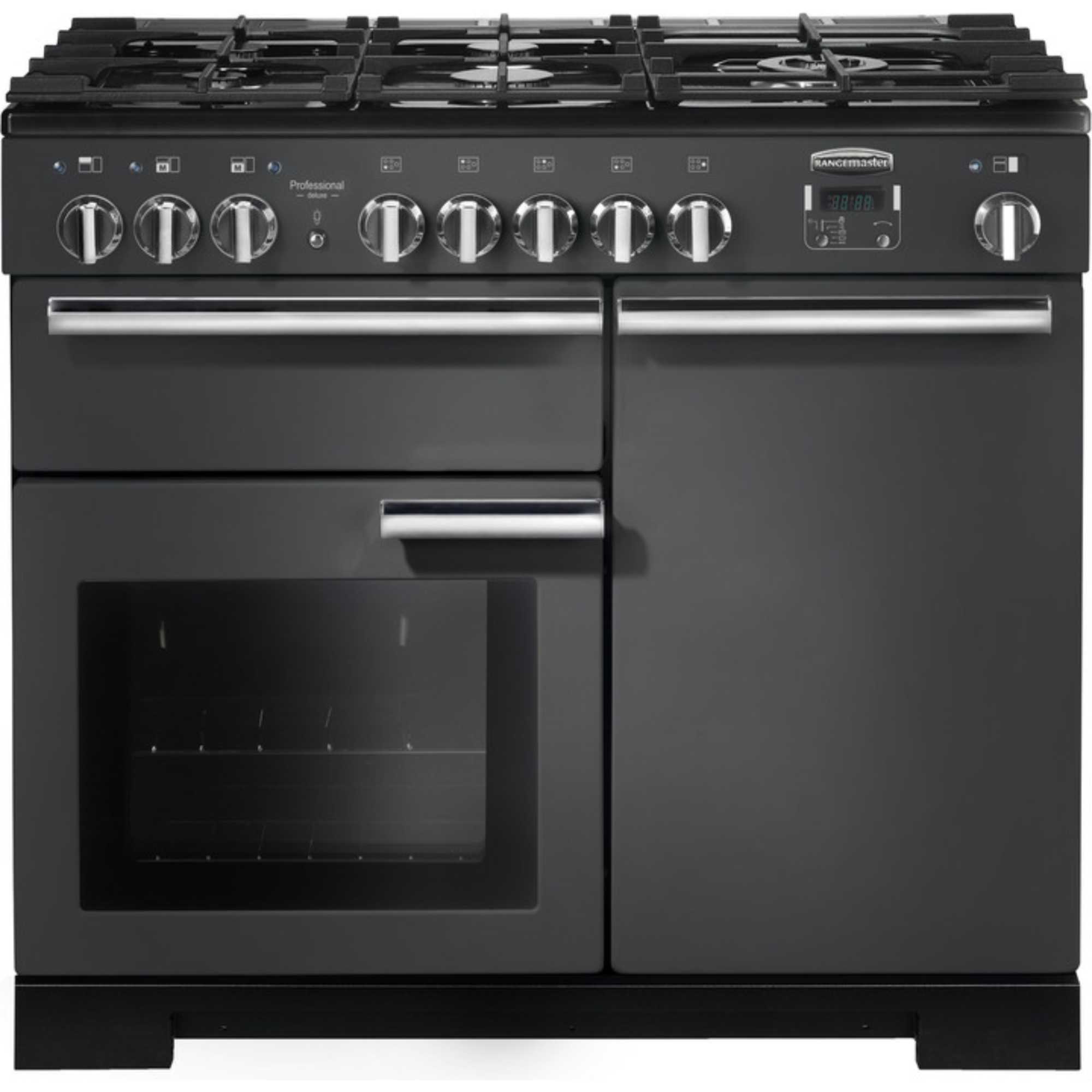 Professional Deluxe 100 100cm Dual Fuel Range Cooker - PDL100DFFSL/C