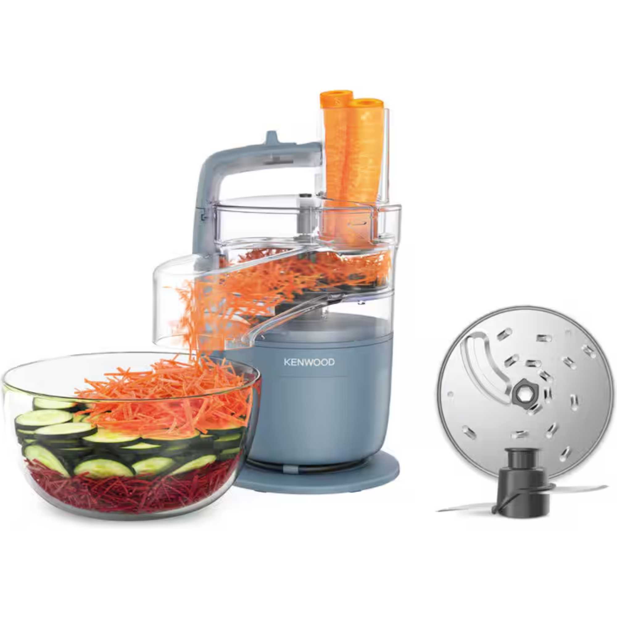 FDP23.130GY Food Processor with 4 Accessories - Grey