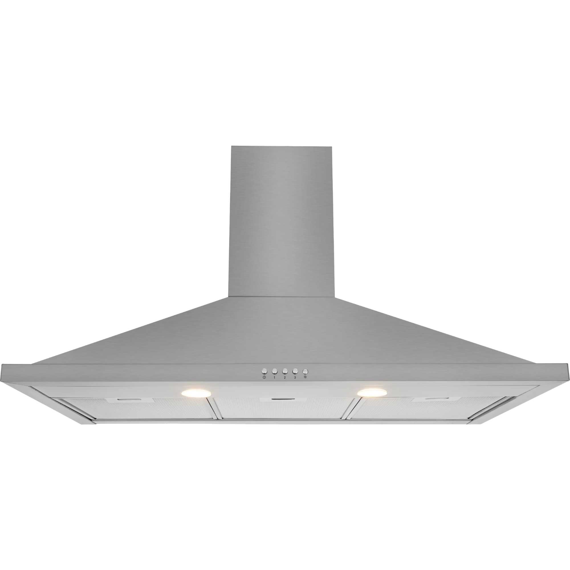 H92PX 90cm Traditional Chimney Hood - Stainless Steel