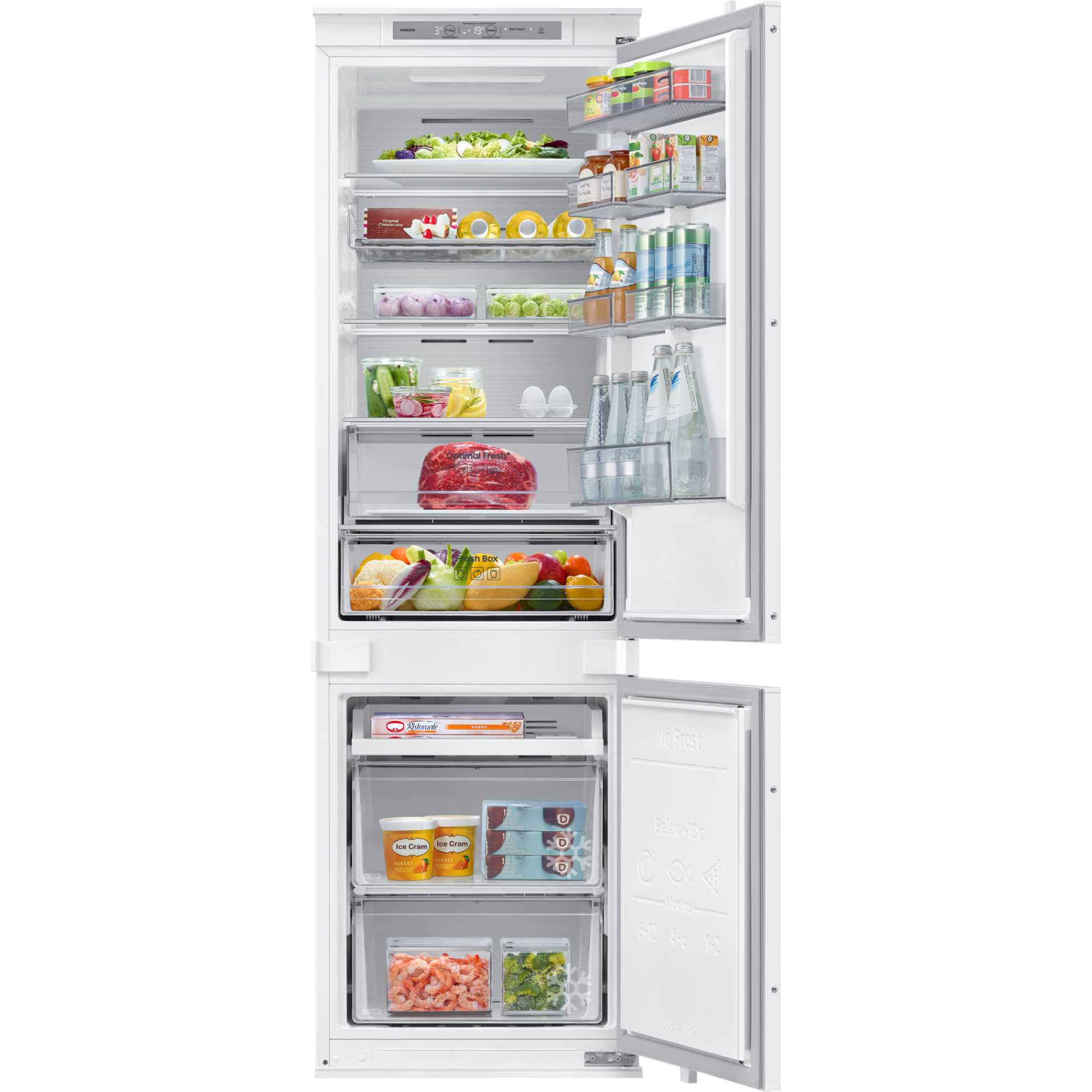 BRB80F26ADS0EU Series 7 264l Total No Frost Integrated Smart Fridge Freezer