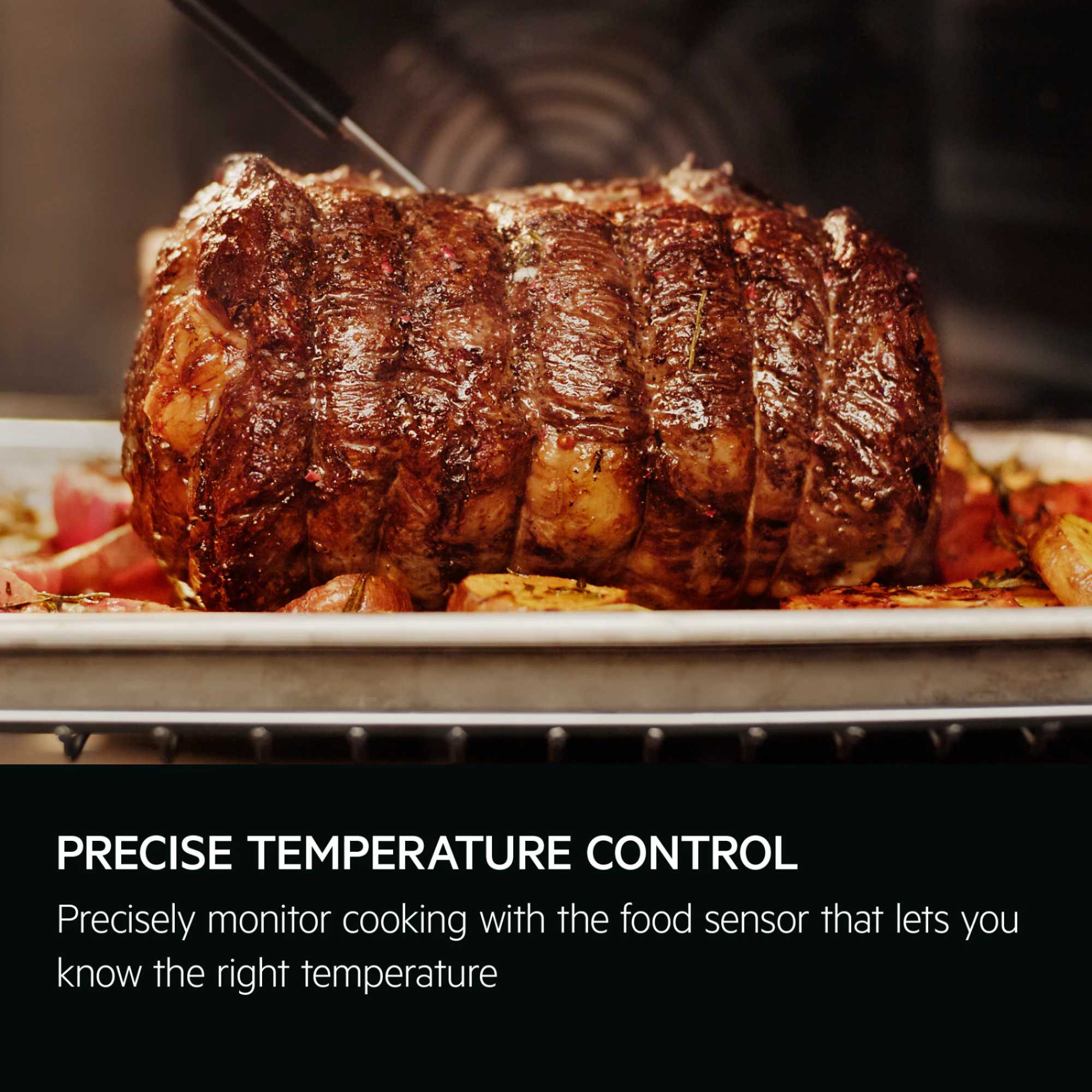 GA5CB501AB 5000 SurroundCook Built-in Oven with SteamBake - Black