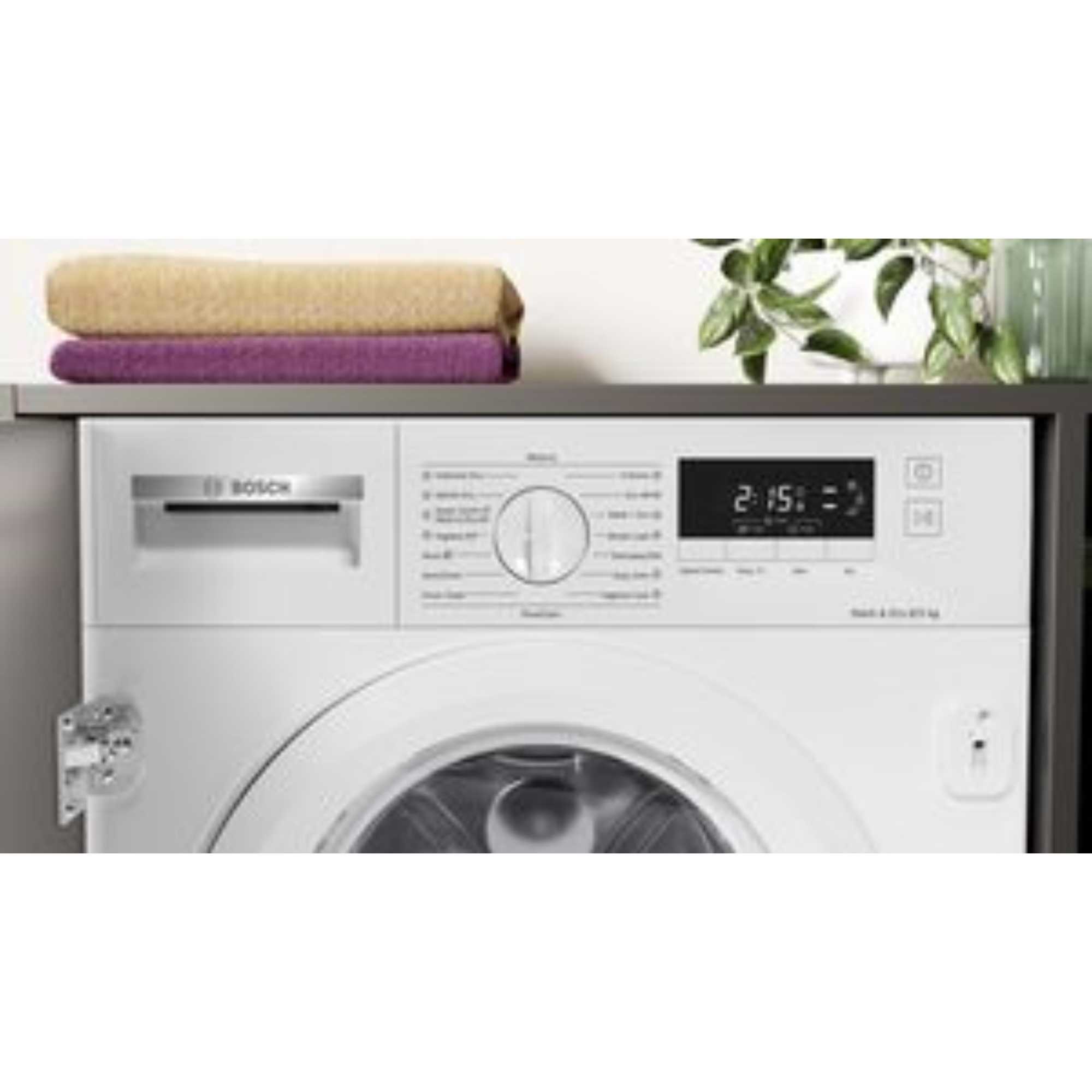 Series 4 WKD28260GB 8kg Wash 5kg Dry Built-In Washer Dryer - White