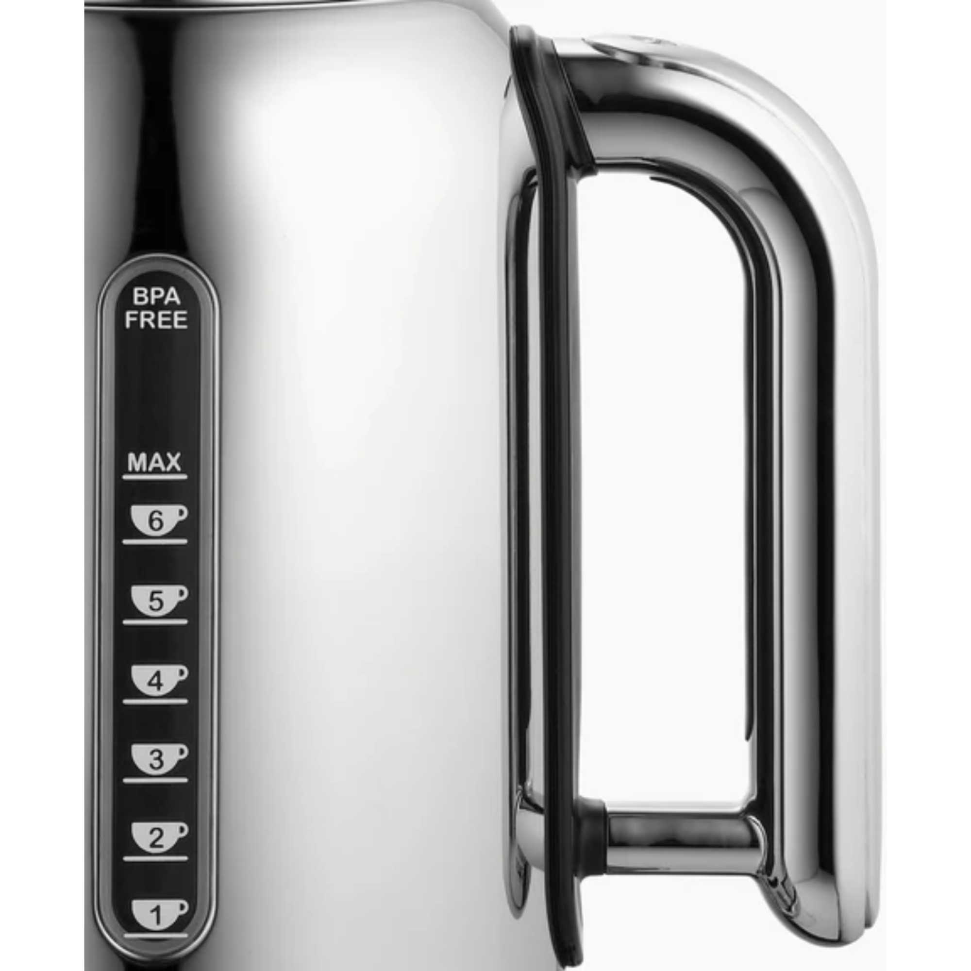 72815 3000W 1.7L Classic Style Kettle with Whisper Boil - Polished Stainless Steel