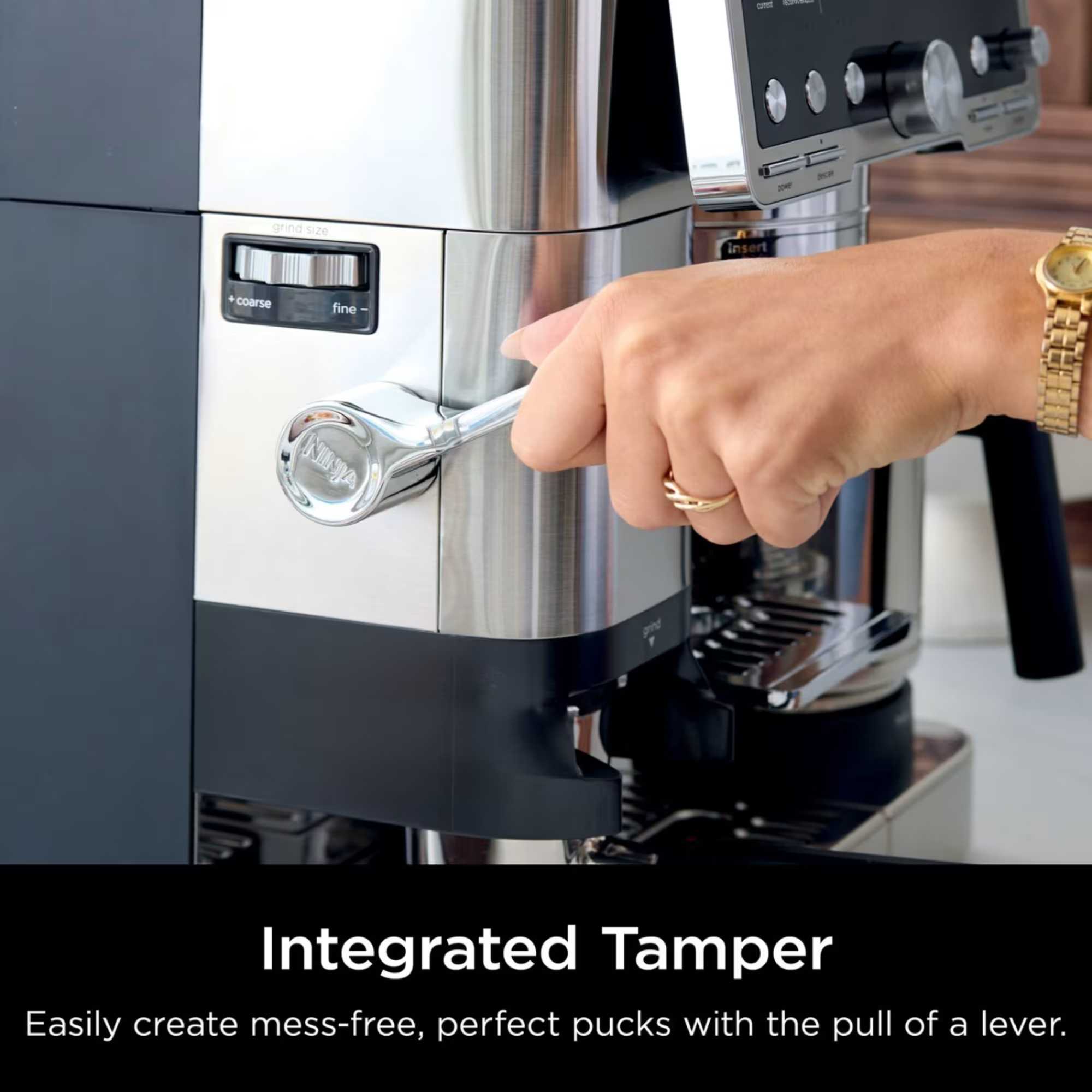 ES701UK Luxe Cafe Pro Series Coffee Machine - Stainless Steel