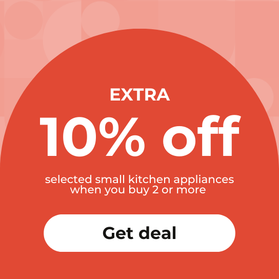 Extra 10% off small kitchen appliances when you buy two or more