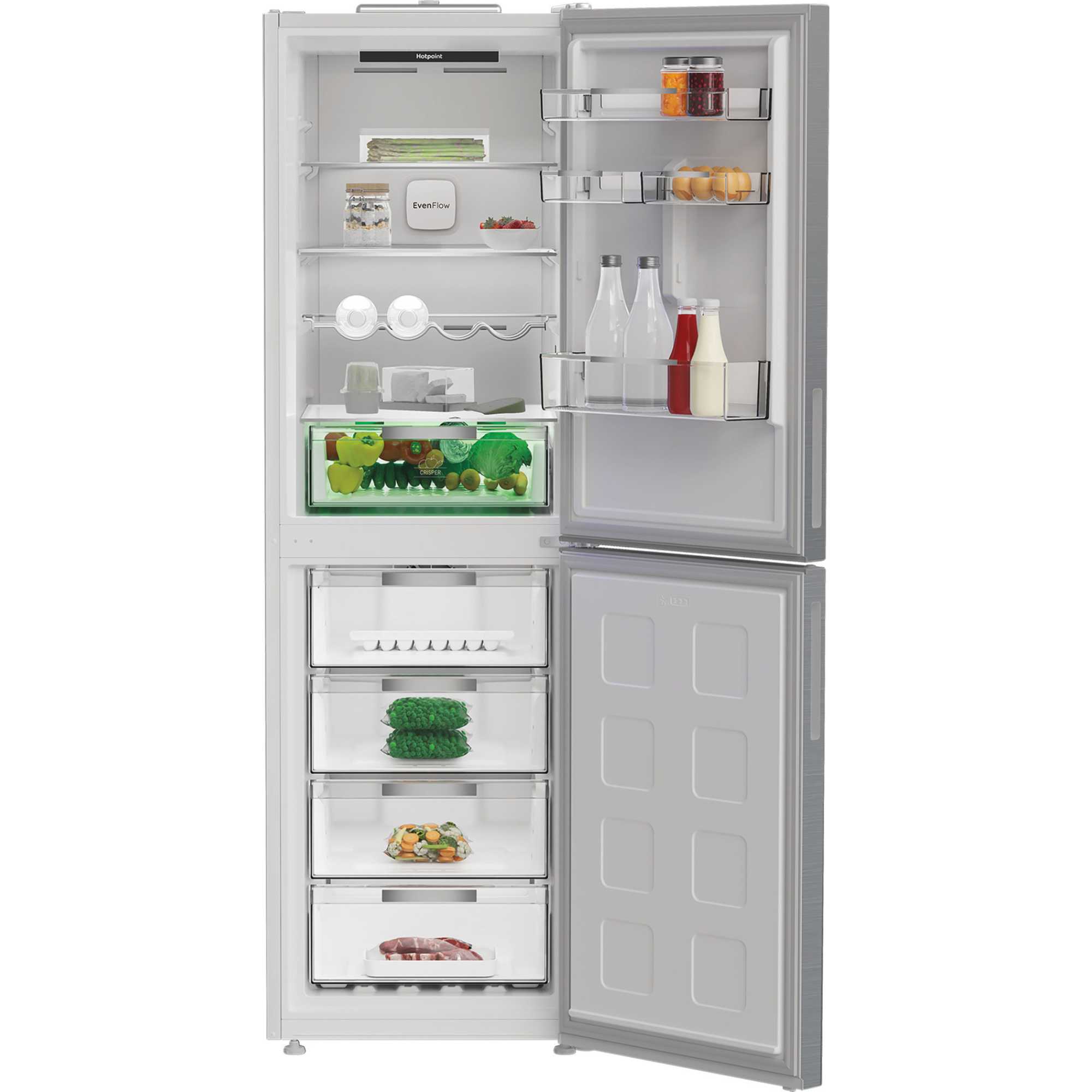 HPKF 6353 XP4UK Dual No Frost 50/50 Fridge Freezer with VitalCare - Silver
