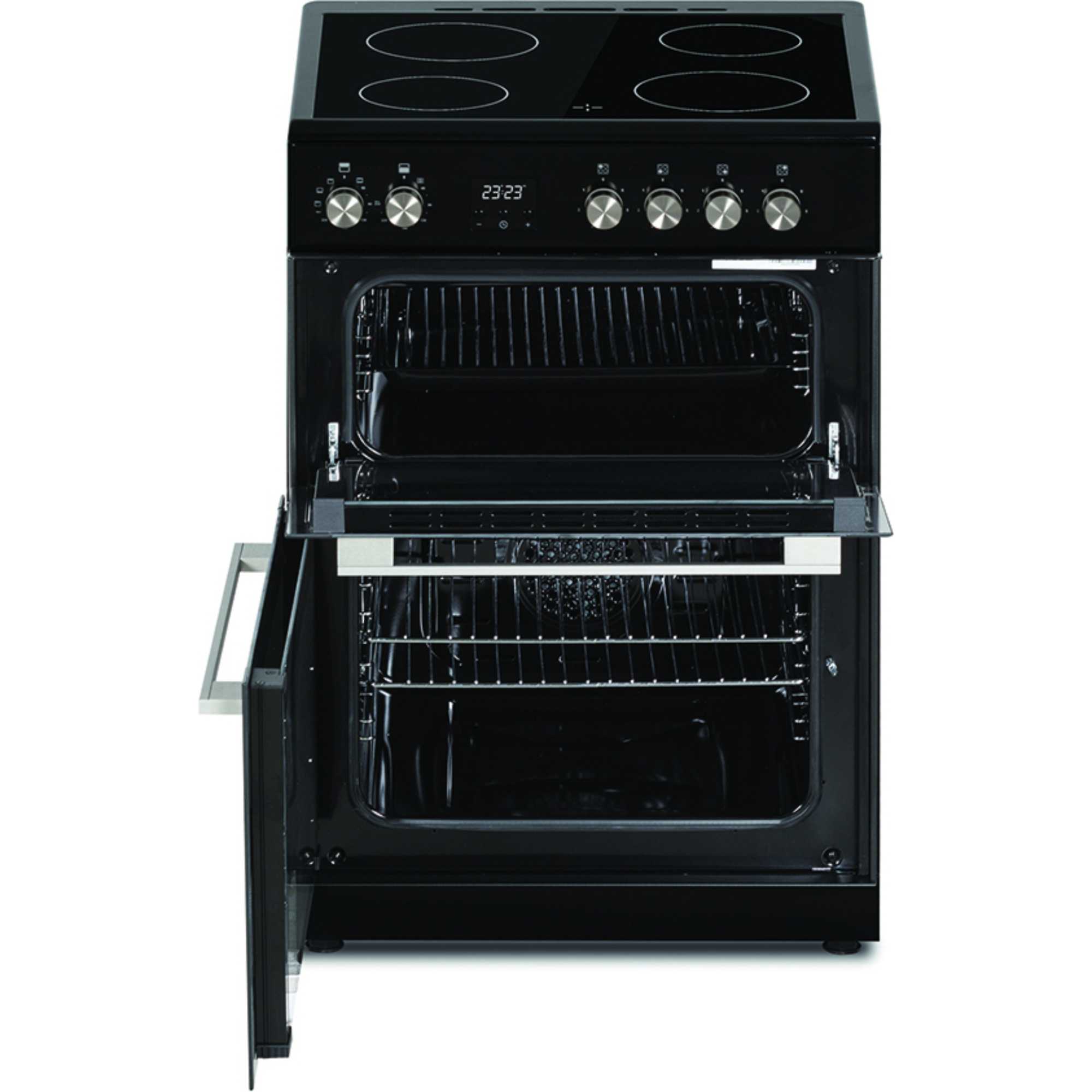 C60CDOBL 60cm Double Oven Ceramic Cooker - Black