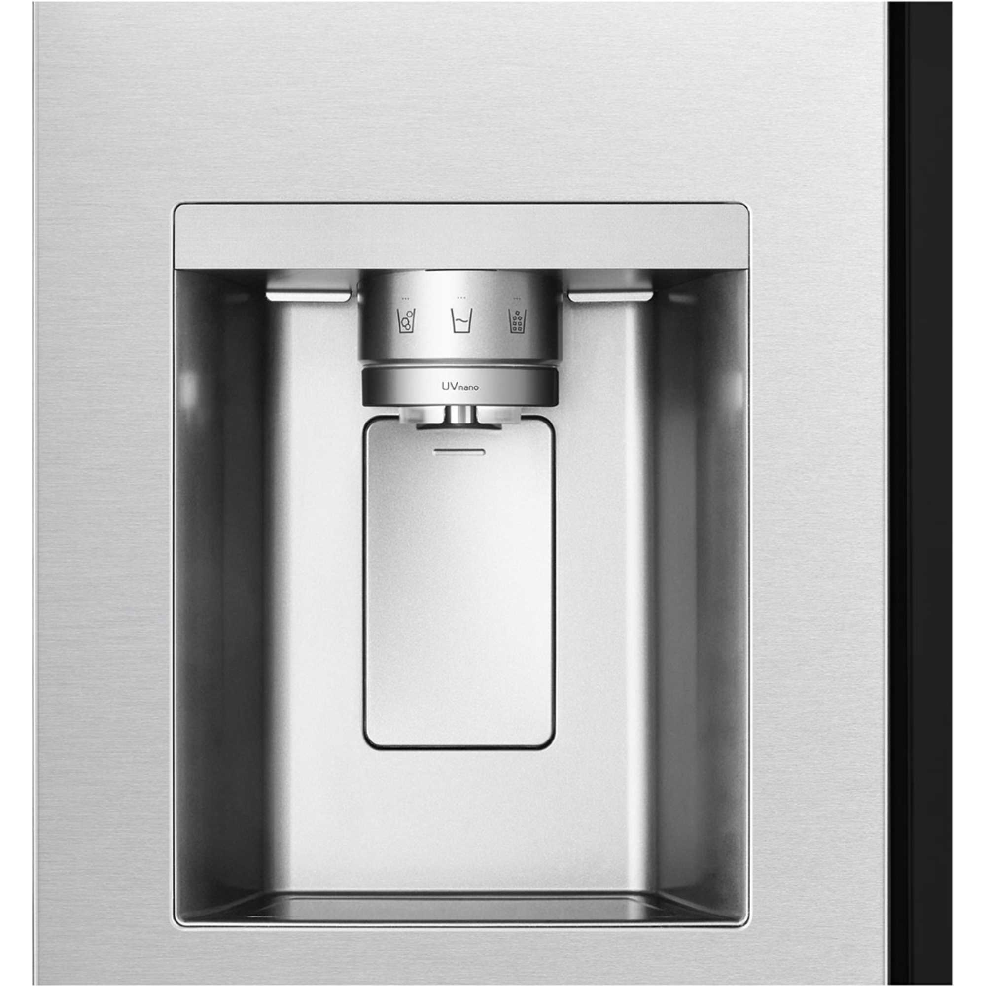 GSXE91BSAD 628L Door-In-Door American Style Fridge Freezer - Silver