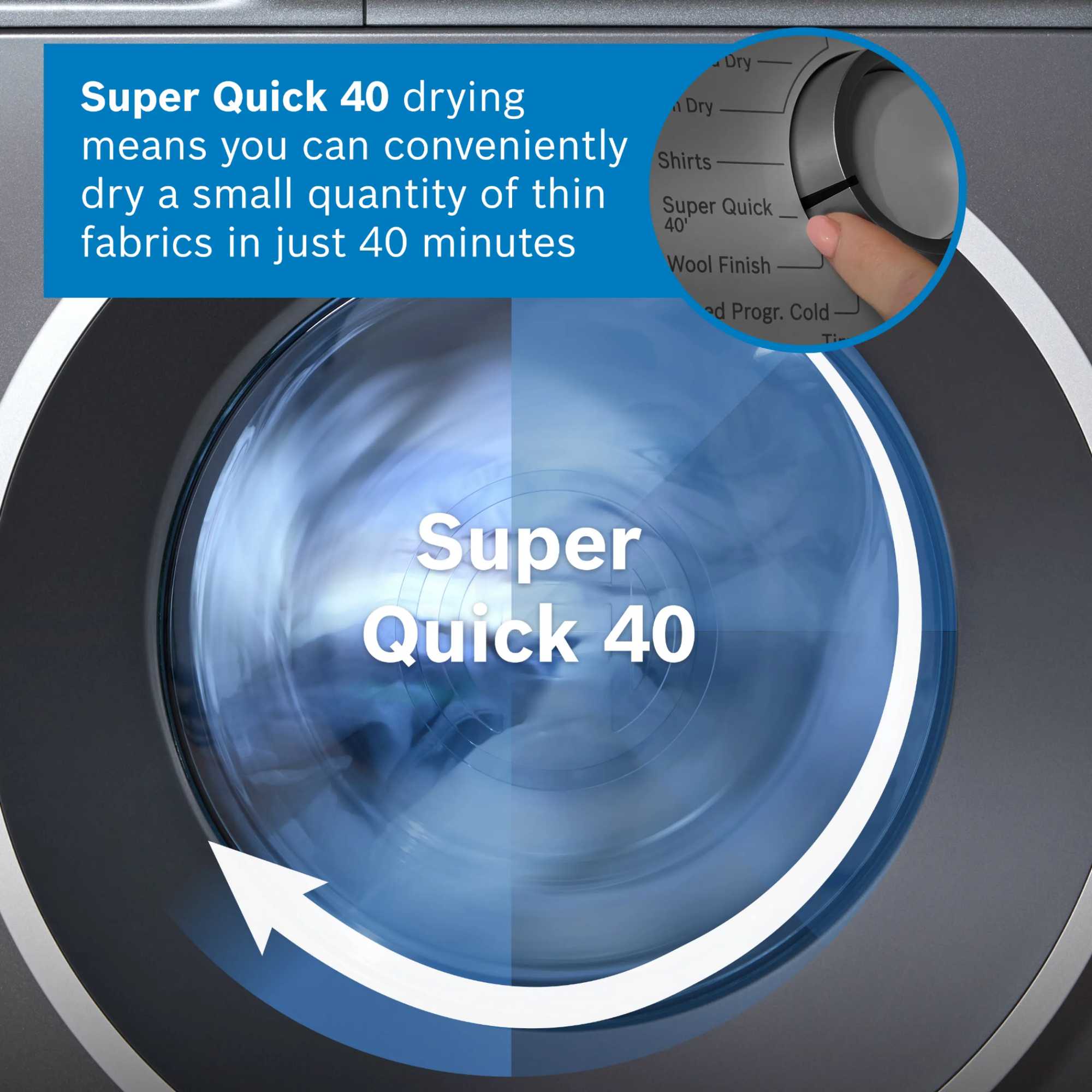 Series 6 9kg Heat Pump Tumble Dryer - WQH246DRGB