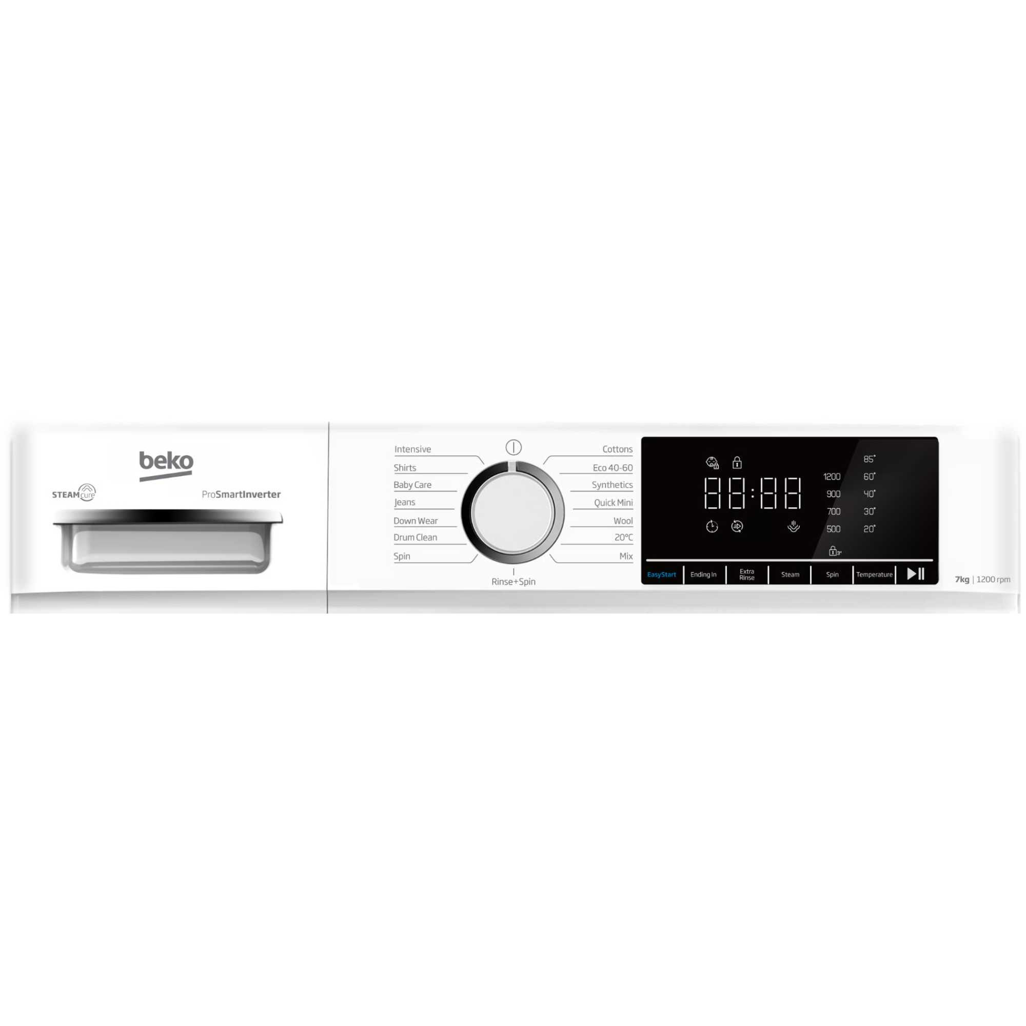 B300 7kg 1200rpm Washing Machine - BW1O3721W