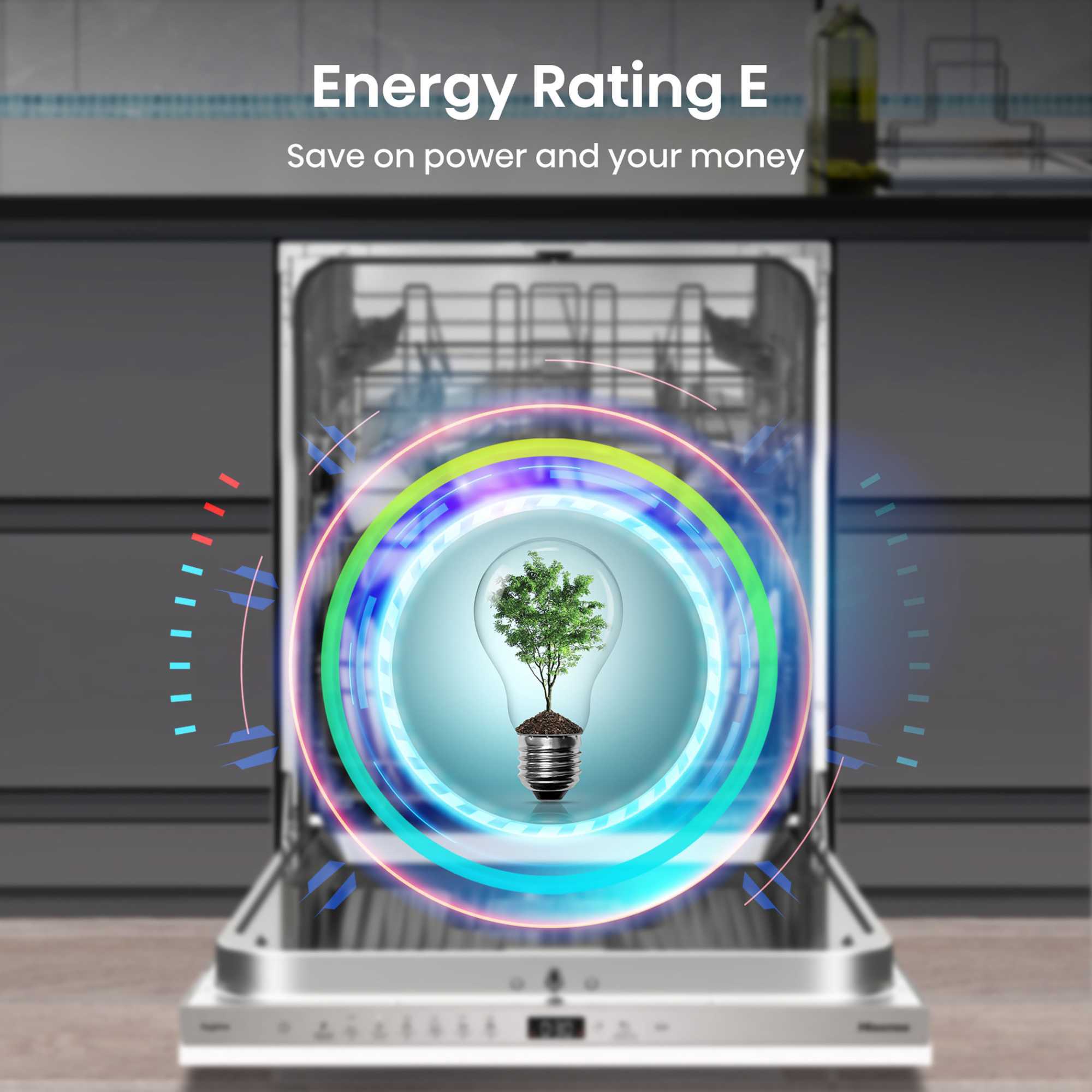 HV642E90UK 13 Place Fully Integrated Self-Clean Dishwasher - Silver