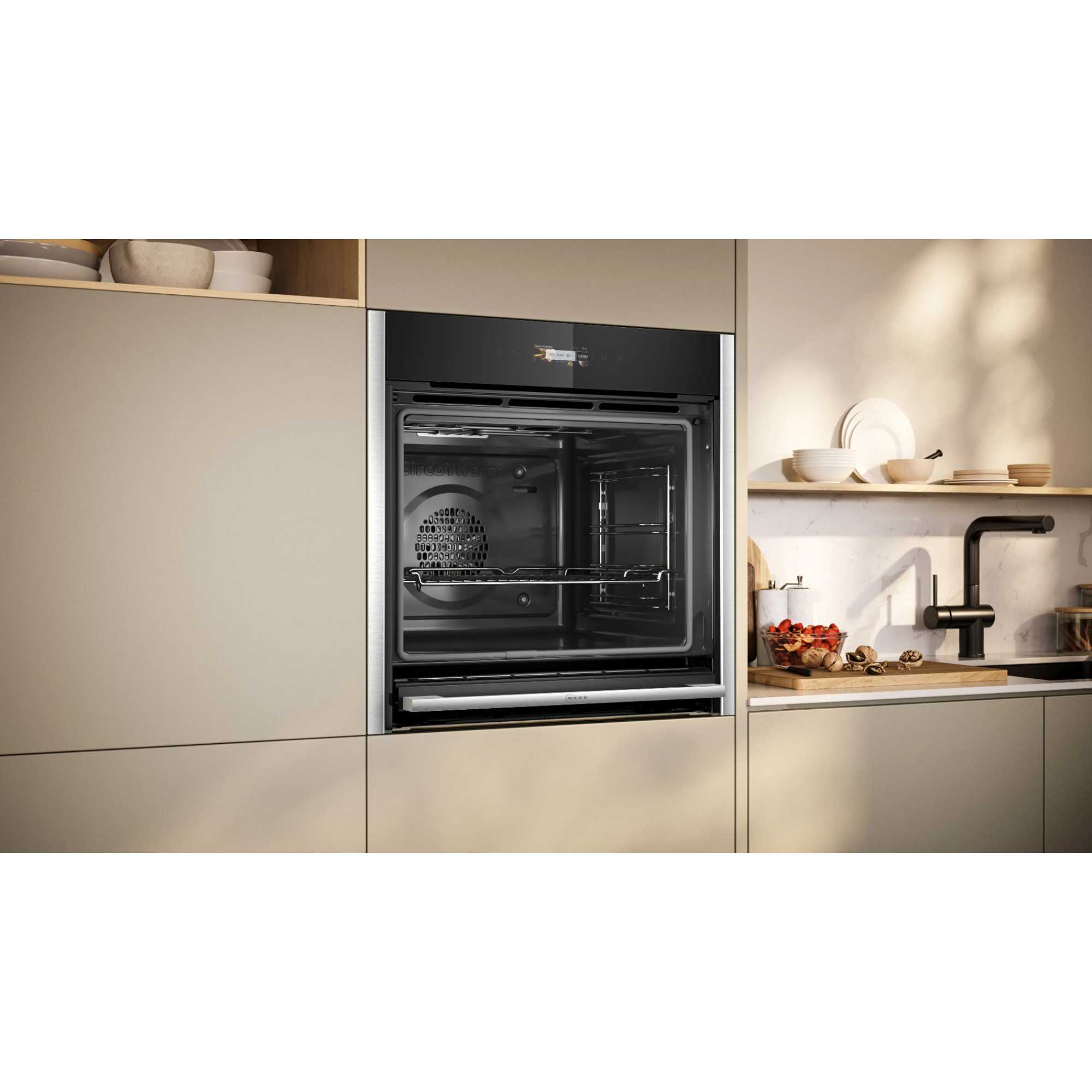 N 70 B54CR71N0B Slide&Hide Built-In Smart Single Oven - Stainless Steel