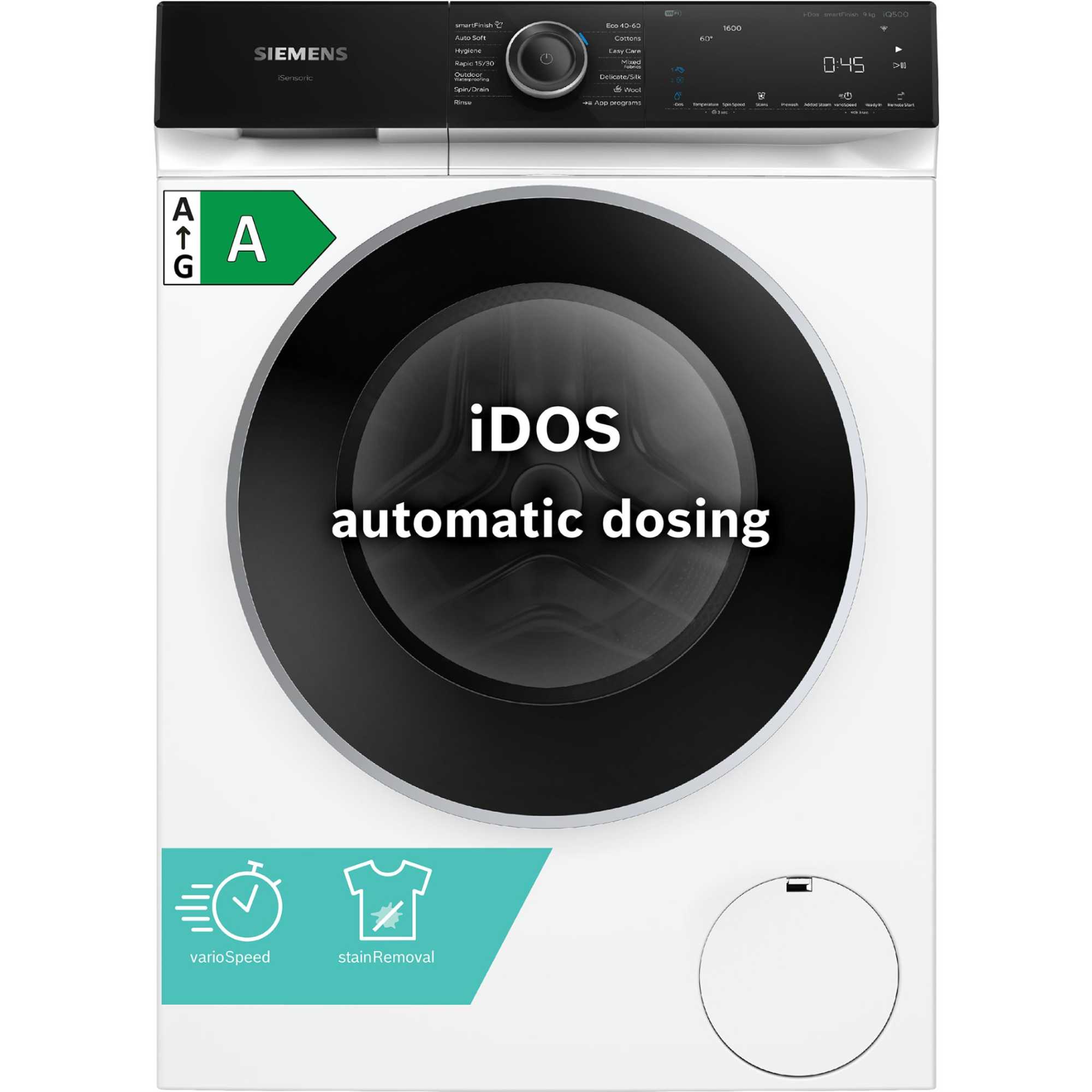 iQ500 9kg 1600rpm Washing Machine - WG46H2A9GB