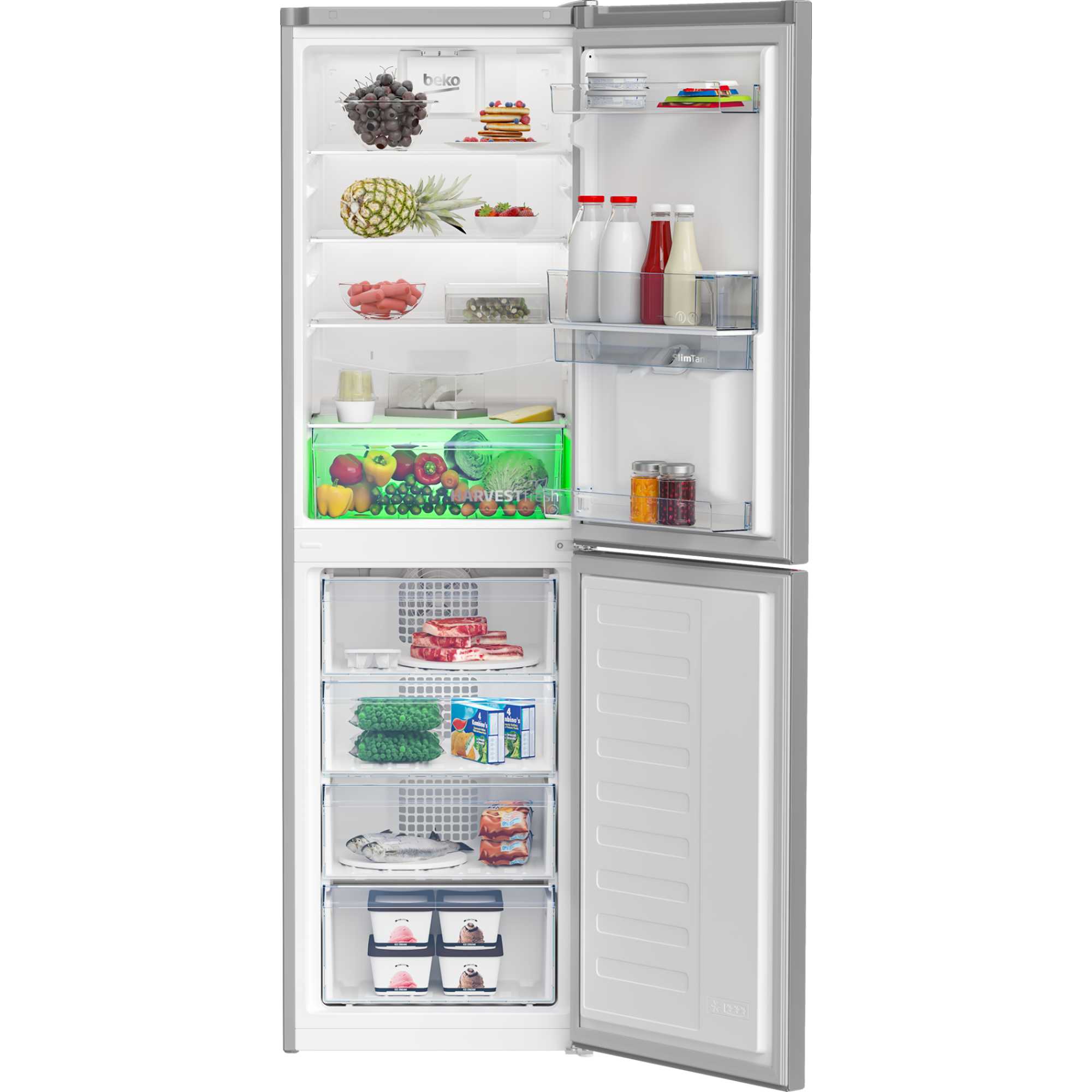 Frost Free Fridge Freezer 64/40 No Frost - Silver - CNG4582DVPS