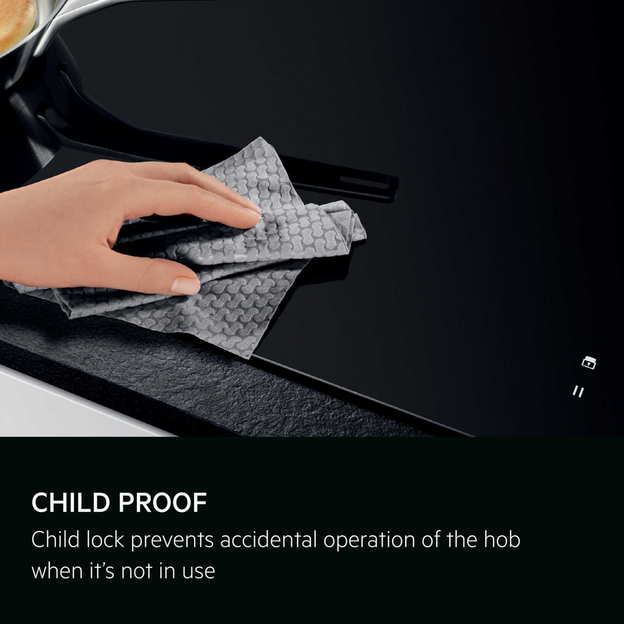 TN64IA04FB 5000 4 Zone 60cm Induction Hob - Black