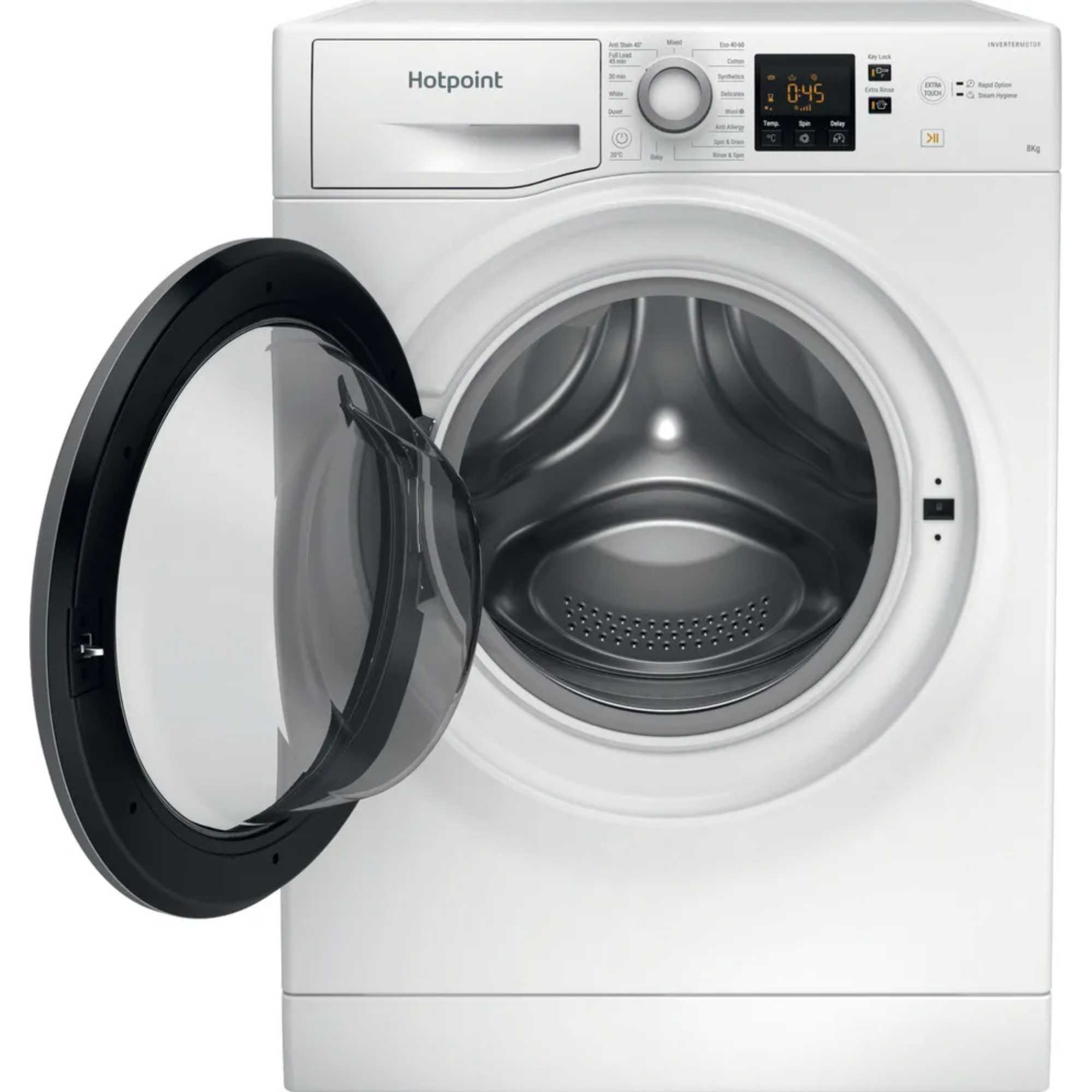 8kg 1400rpm Washing Machine - NSWE846WSUK