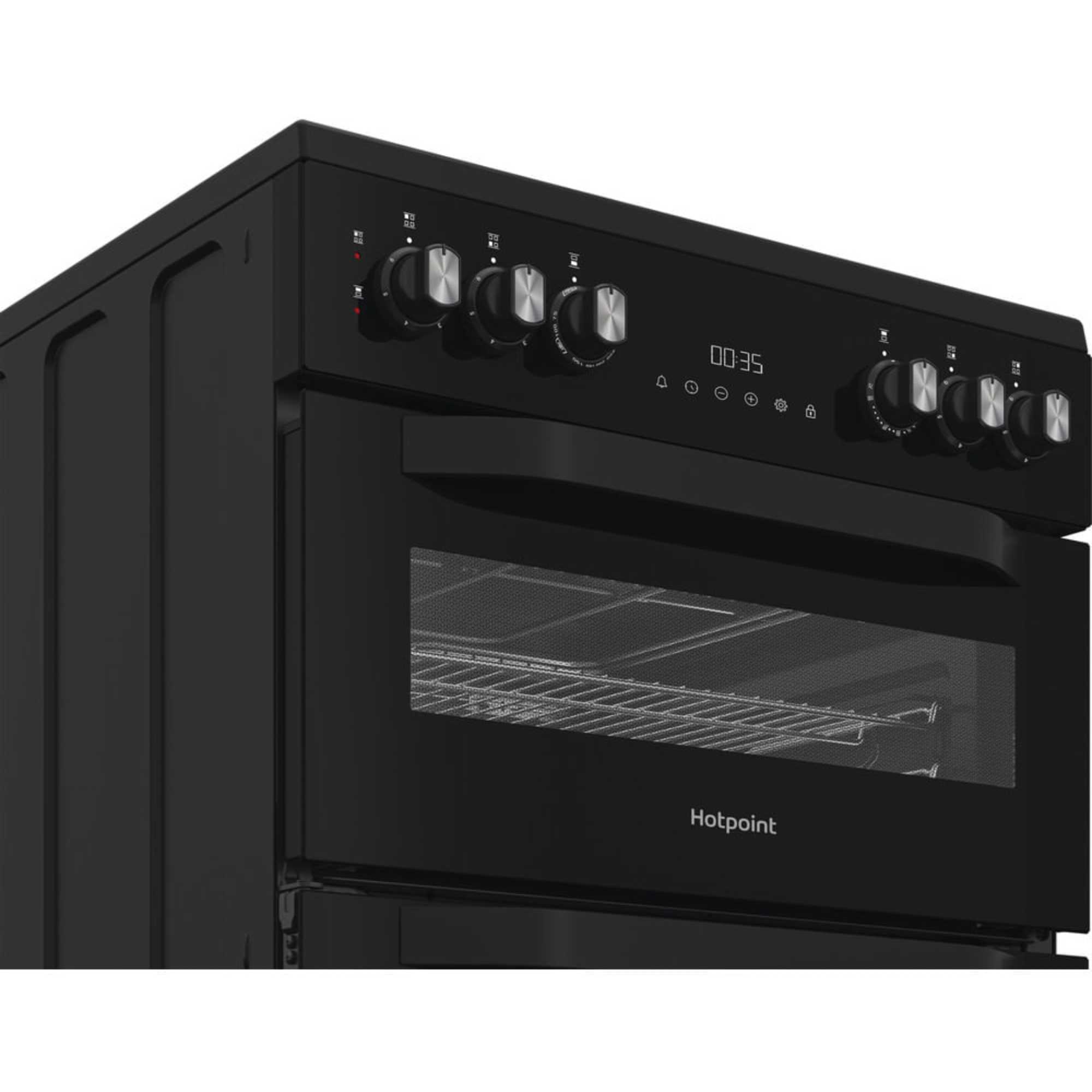 60cm Electric Double Oven Cooker - HDE6VDB1