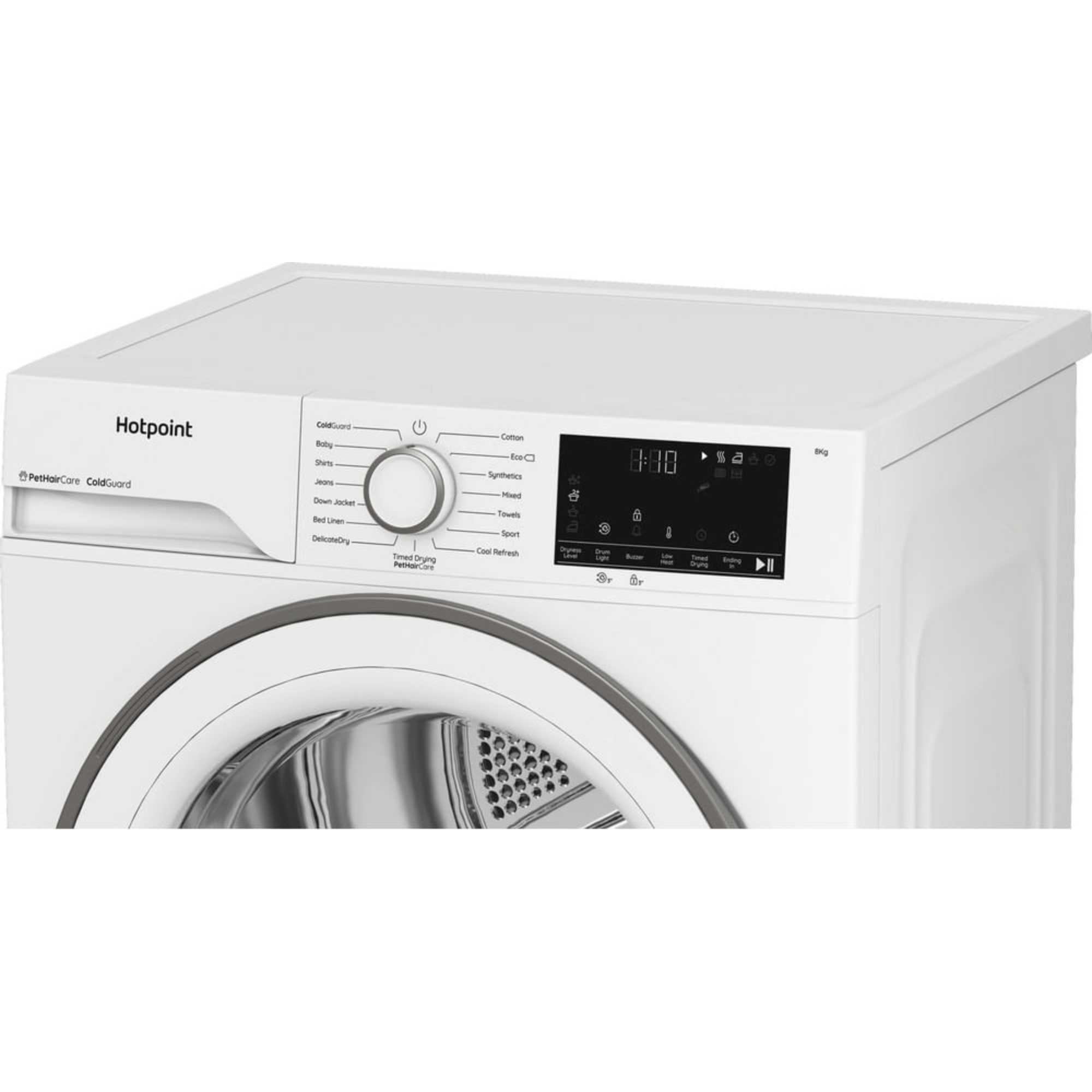 C HSD 82M WW UK 8kg Heat Pump Tumble Dryer with PetHairCare - White