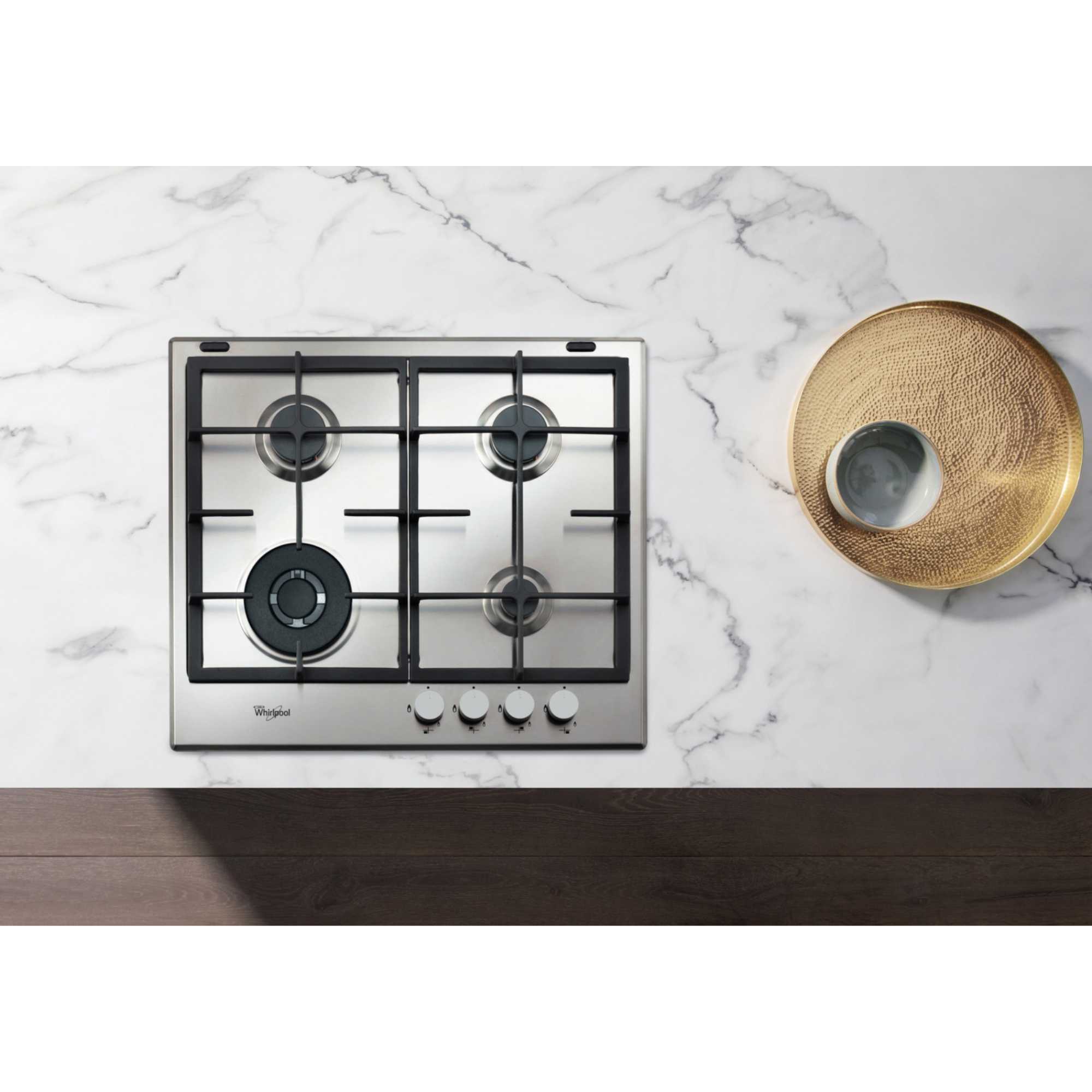 GMA 6422/IX 60cm 4 Burner Gas Hob - Inox