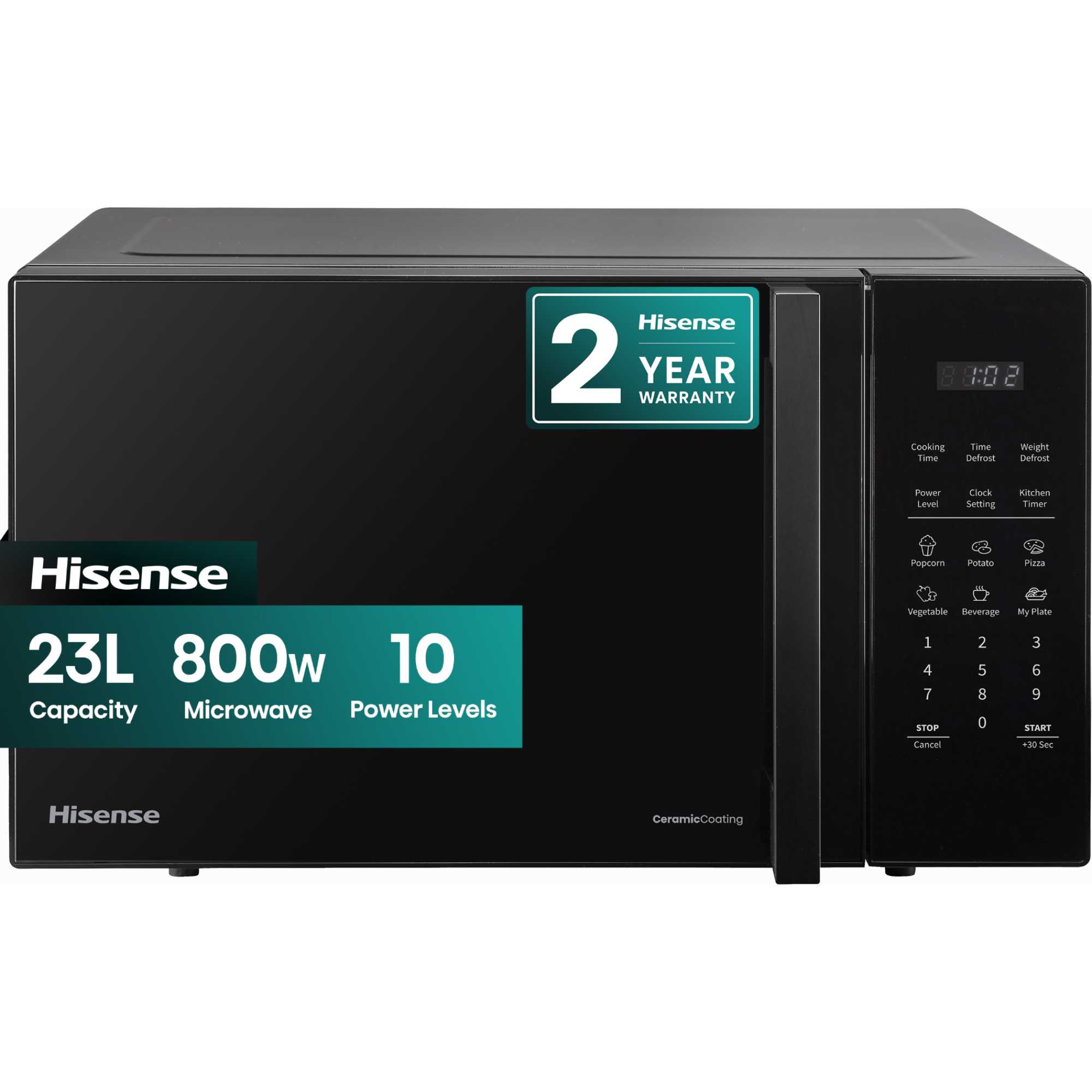 H23MOBS5HUK 23 Litre Microwave - Black