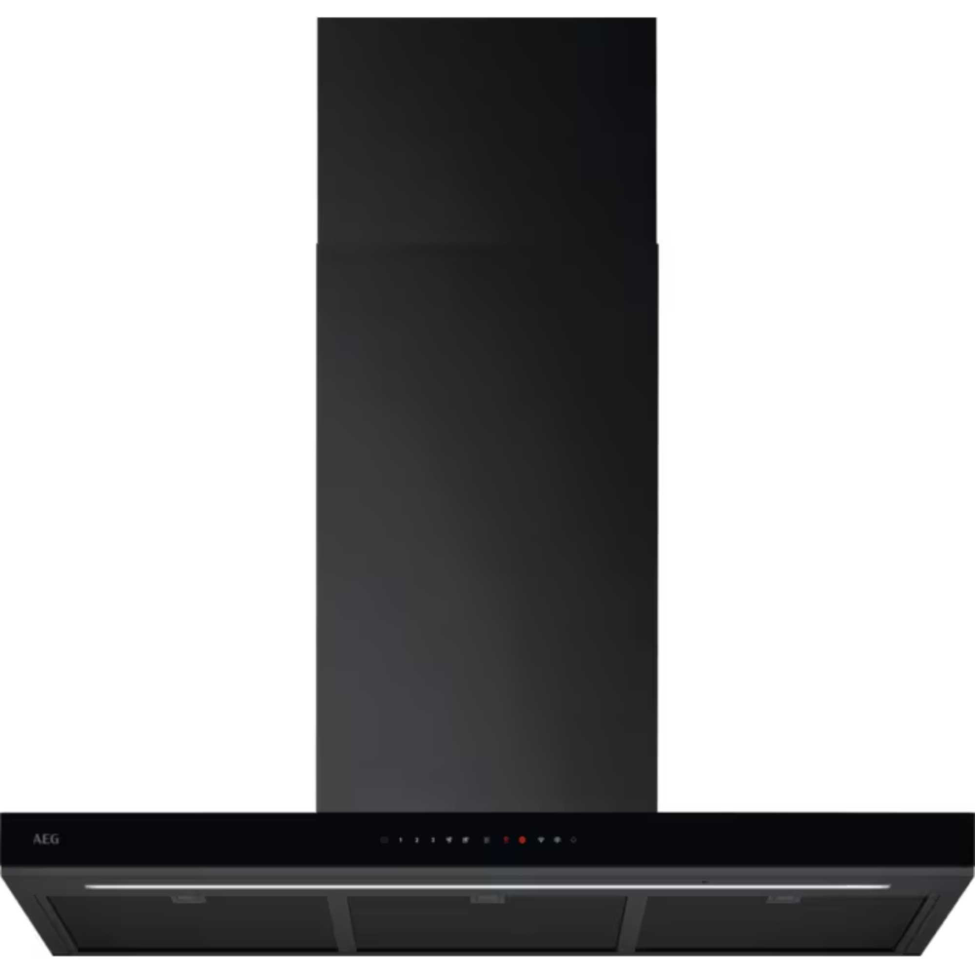 GB87D91CB 8000 90cm AuroraTech Chimney Hood with 3 Speed Settings - Black