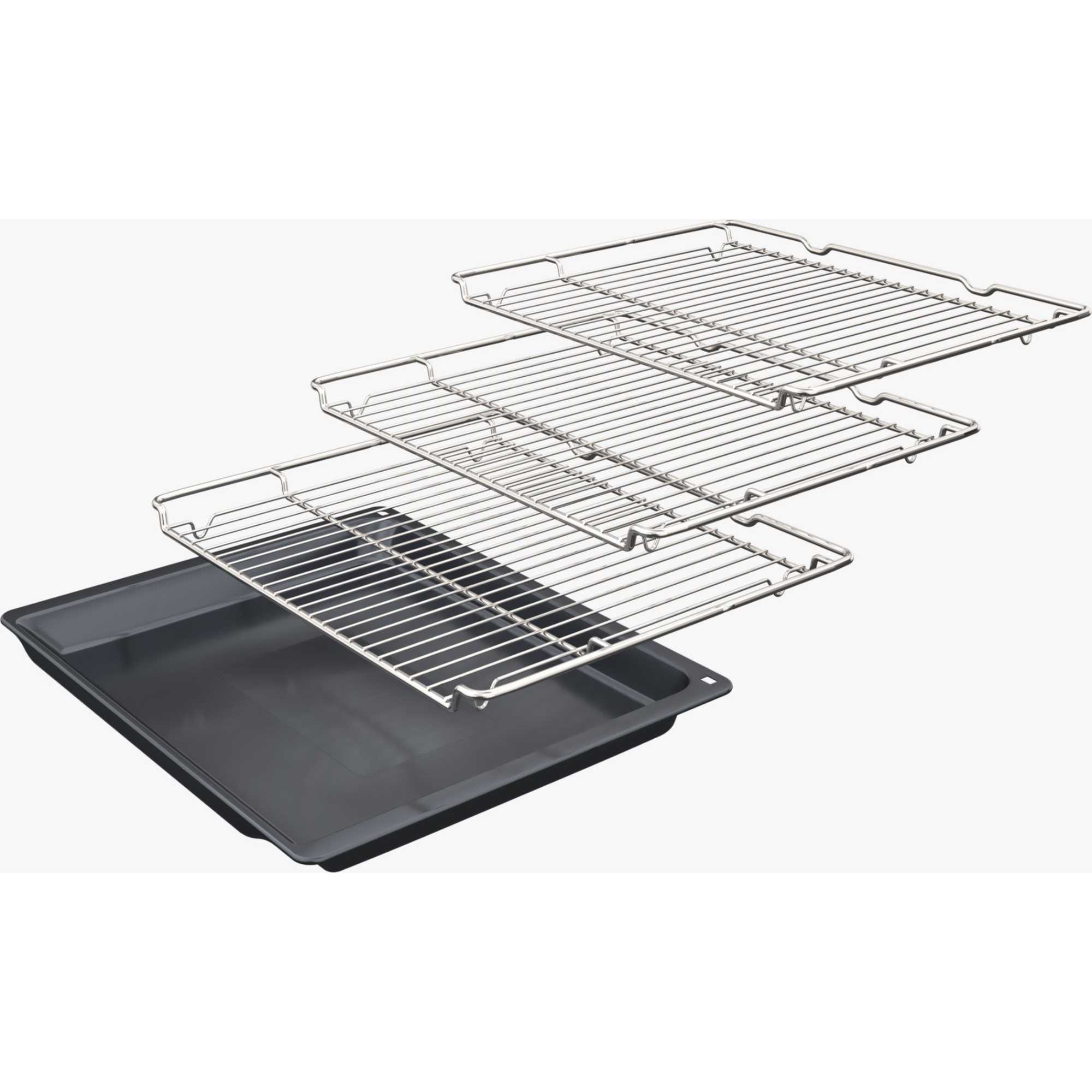 U2ACH7AG7B N 50 Built-In Double Oven with Pyrolytic & EasyClean - Graphite