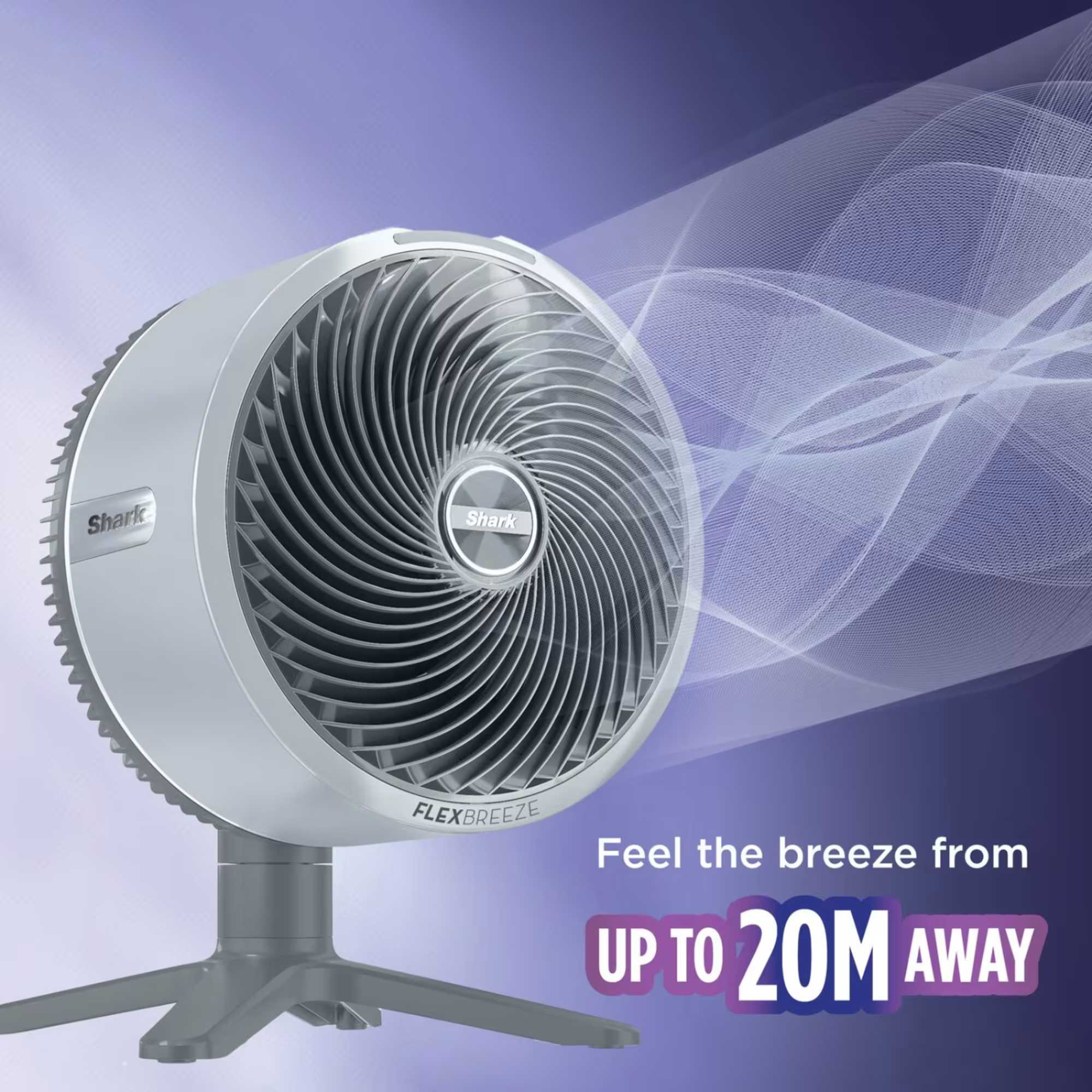 FA150UK FlexBreeze TableMate High-Velocity Tabletop Fan - White