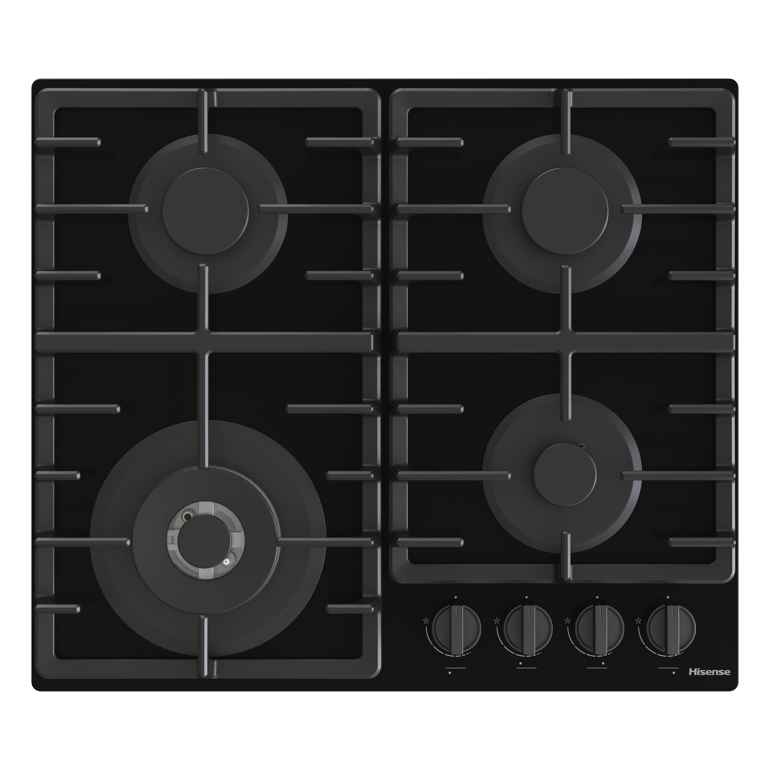 GG663BHF 60cm 4 Burner Gas Hob - Black