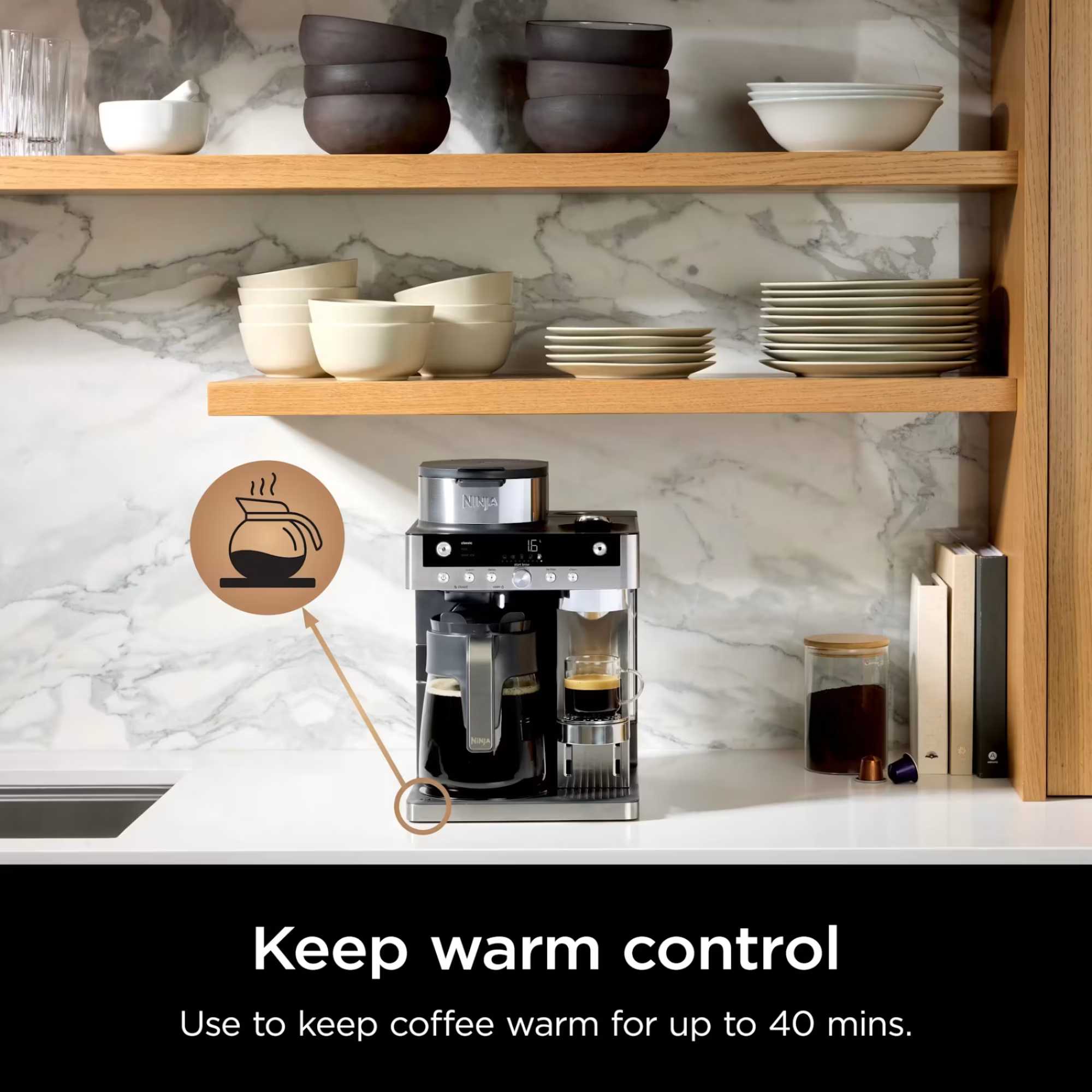 CFN802UK Prestige DualBrew System Coffee Machine - Black