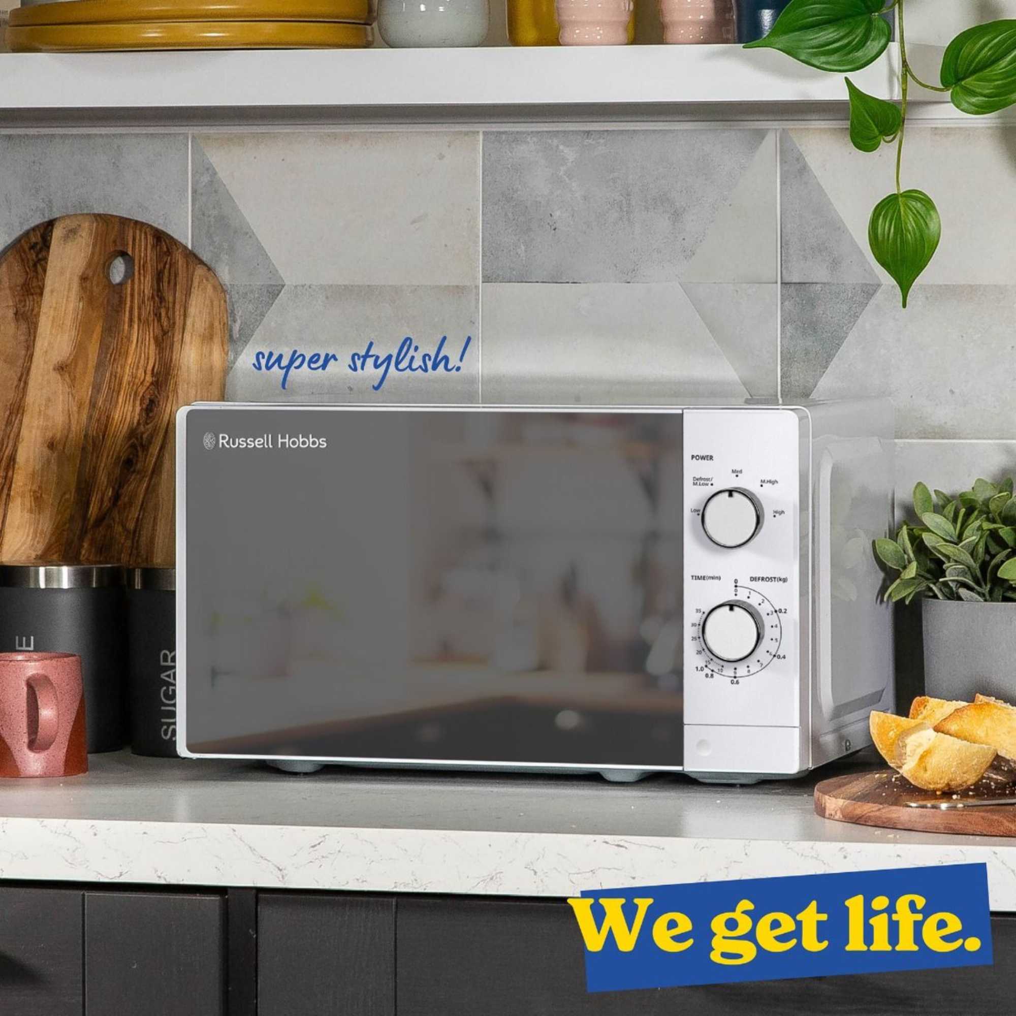 RHM2027 20l 800W Manual Microwave - White