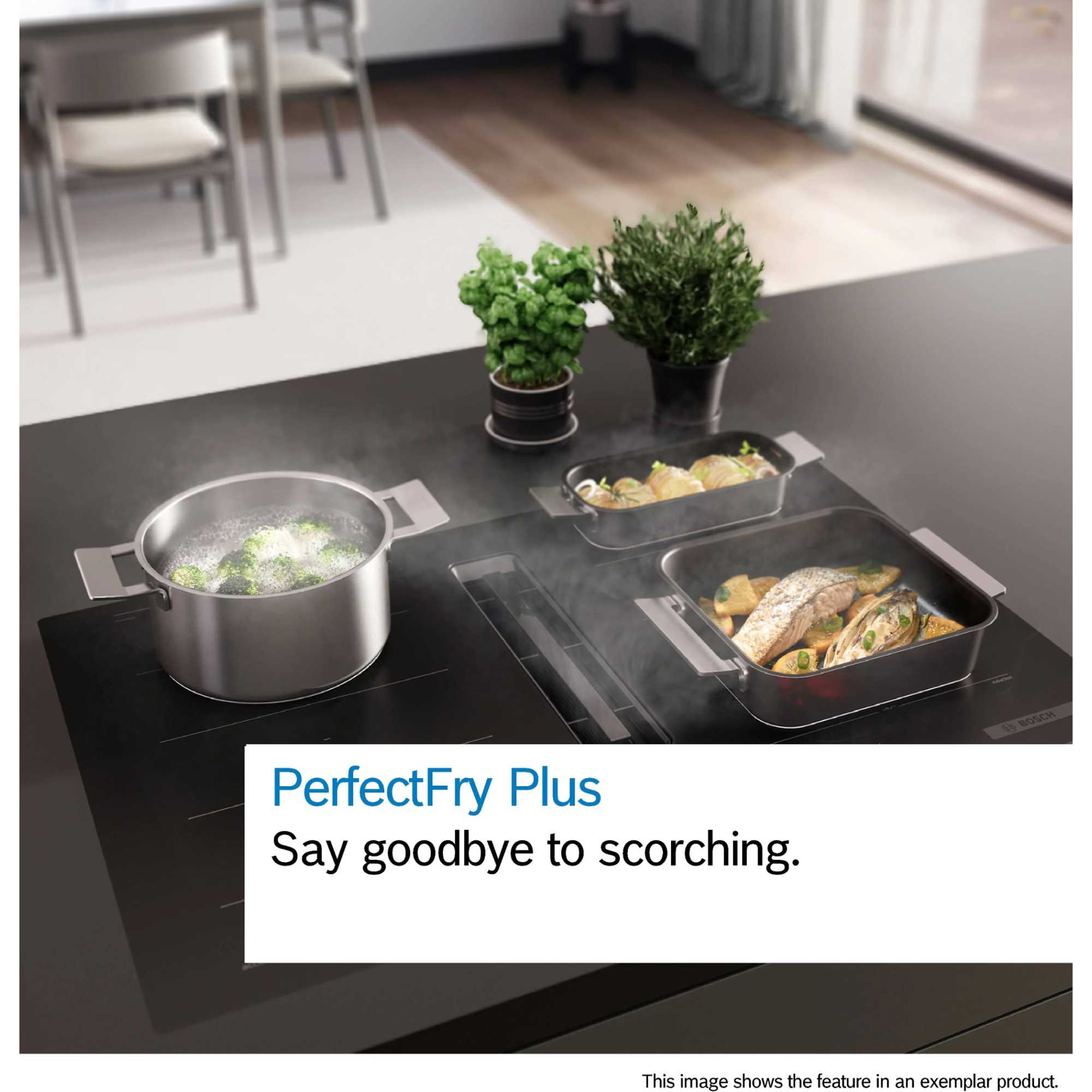 PXV831HC1E Series 6 80cm Smart 5 Burner Hob - Black