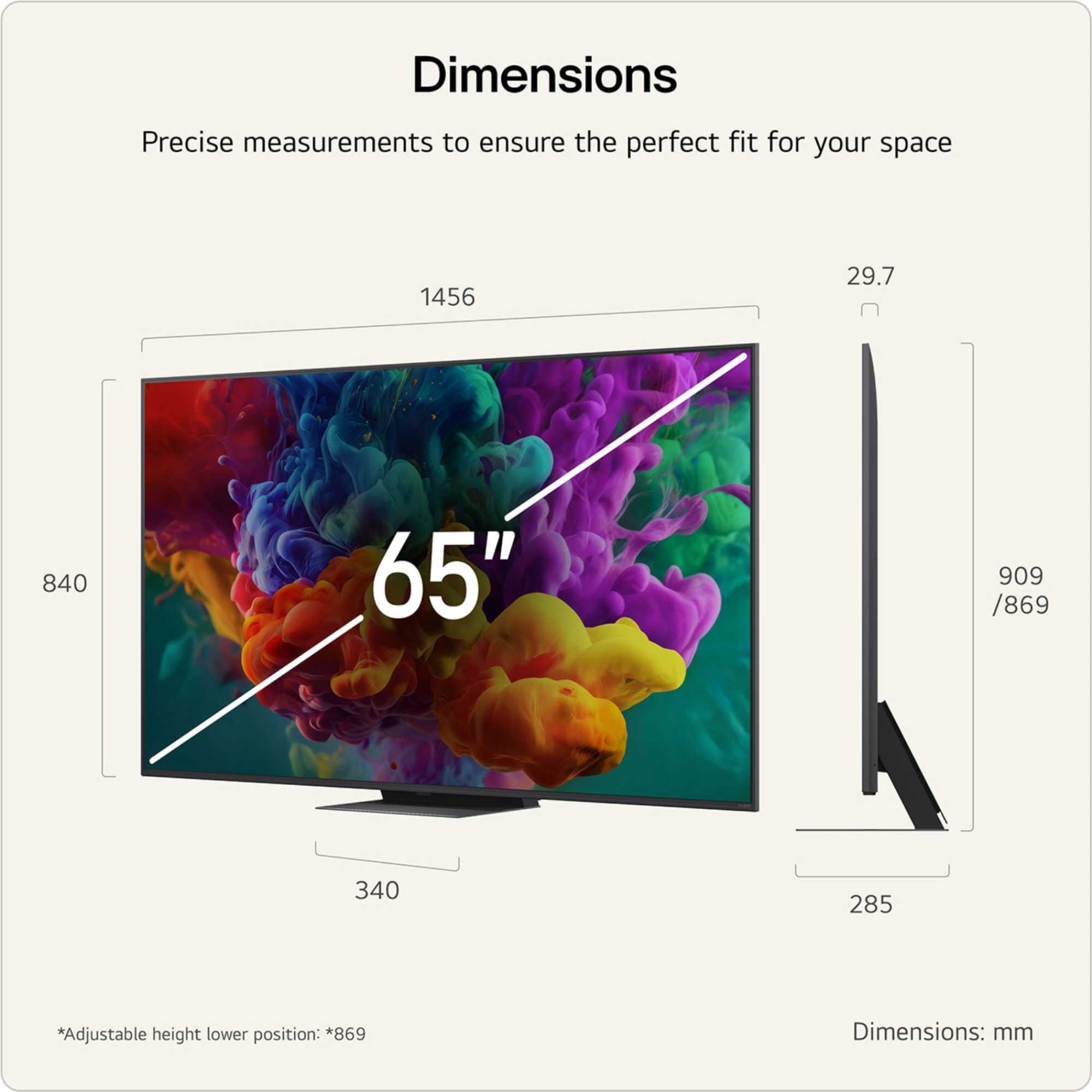 QNED87 65" 4K QNED Mini LED Smart TV - 65QNED87B6A