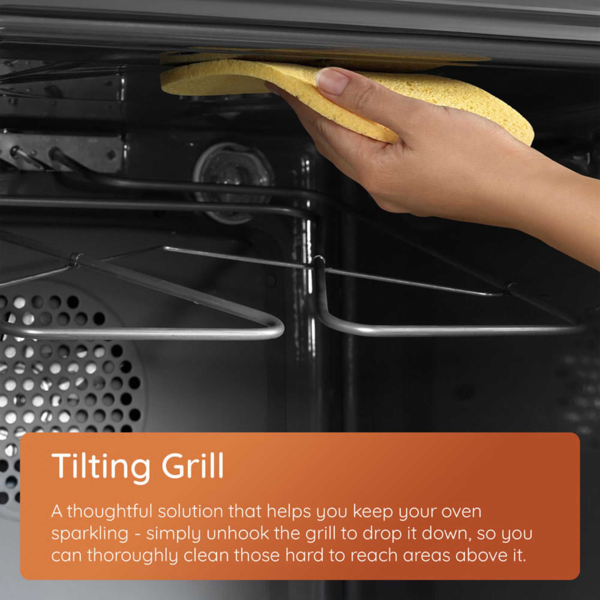 HO 255H X UK Class 2 Multiflow Single Electric Fan Oven - Stainless Steel