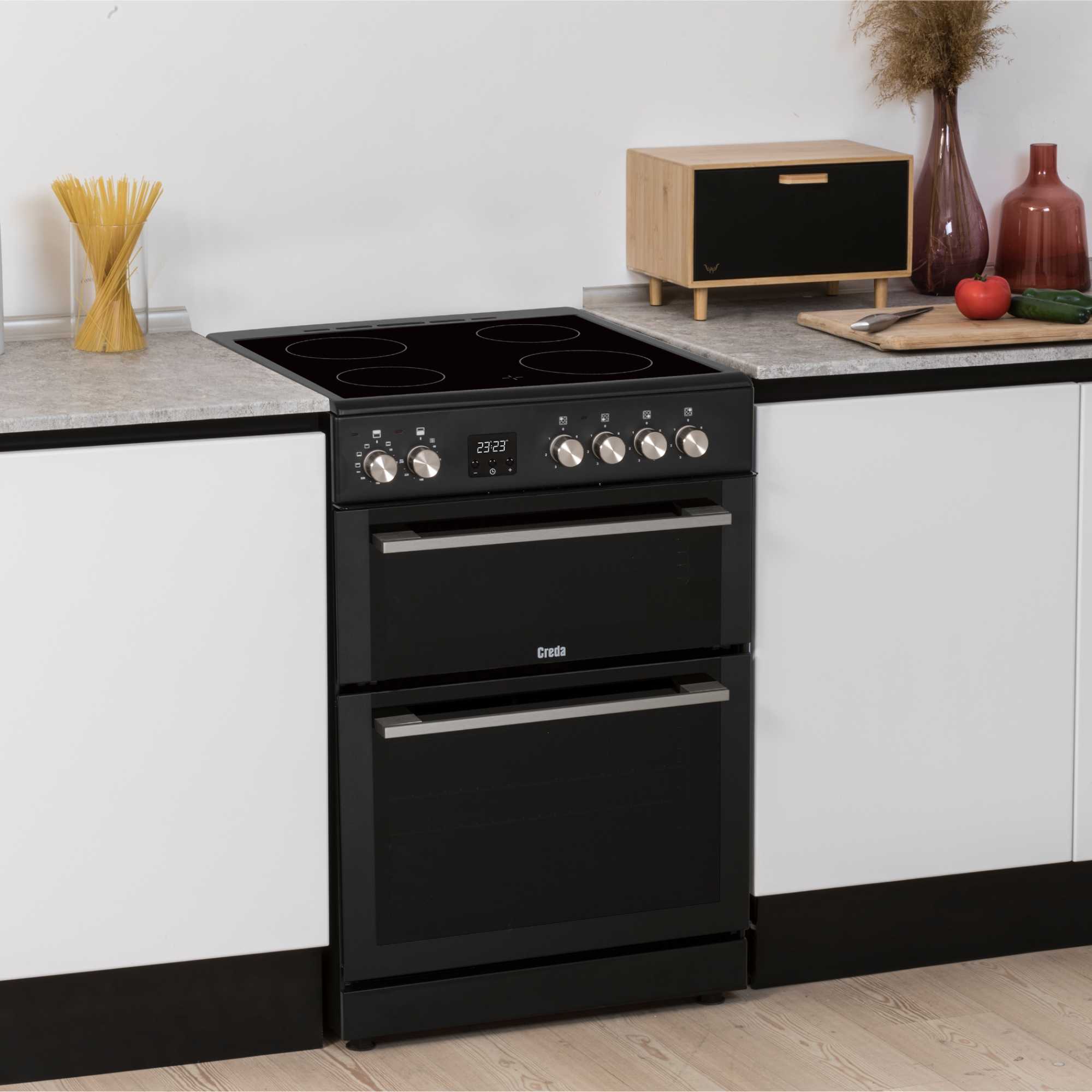 C60CDOA 60cm Double Oven Ceramic Cooker - Anthracite