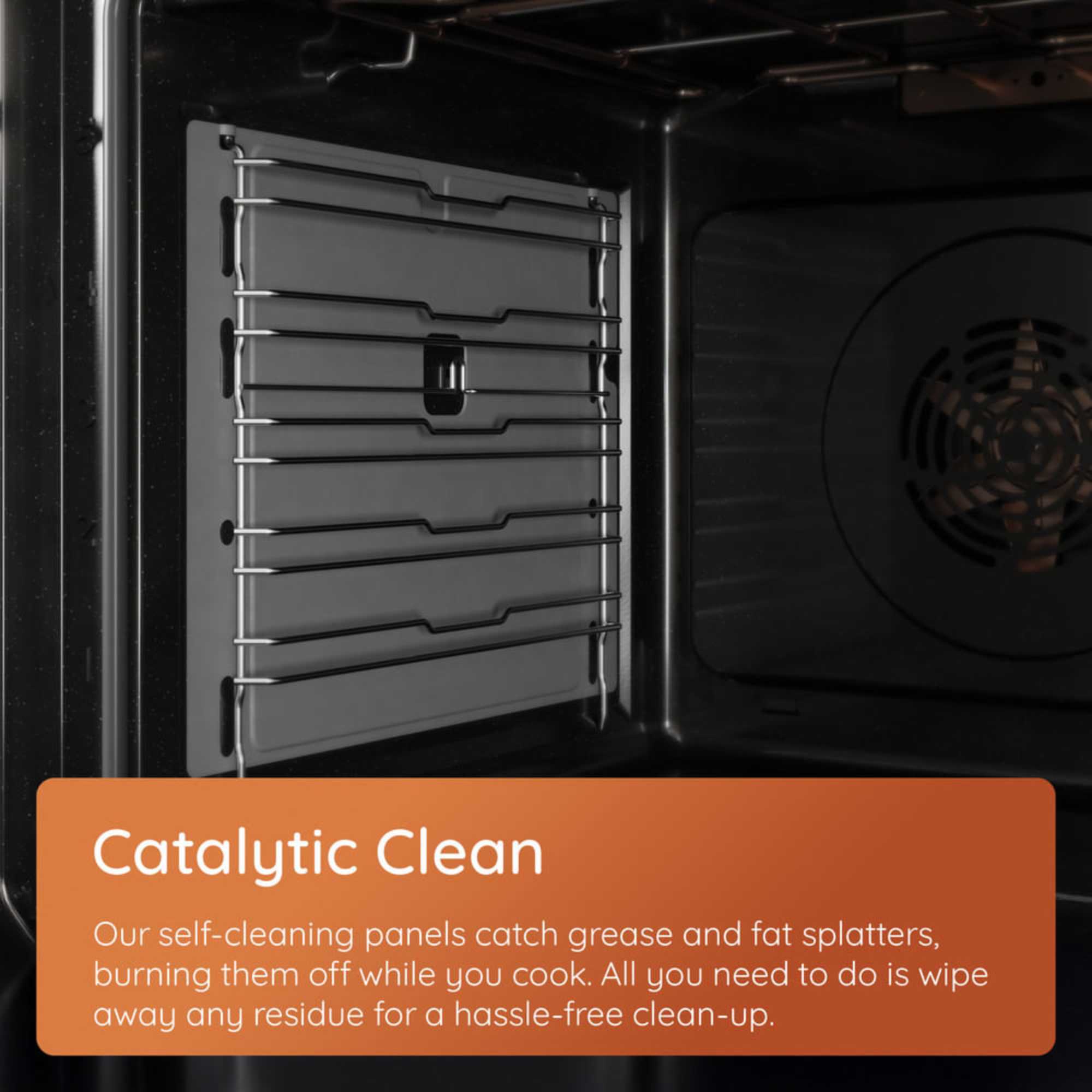 HOIM4S8CM0XUK Class 4 ActiveMultiflow 73l Single Oven with Air Fry - Stainless Steel