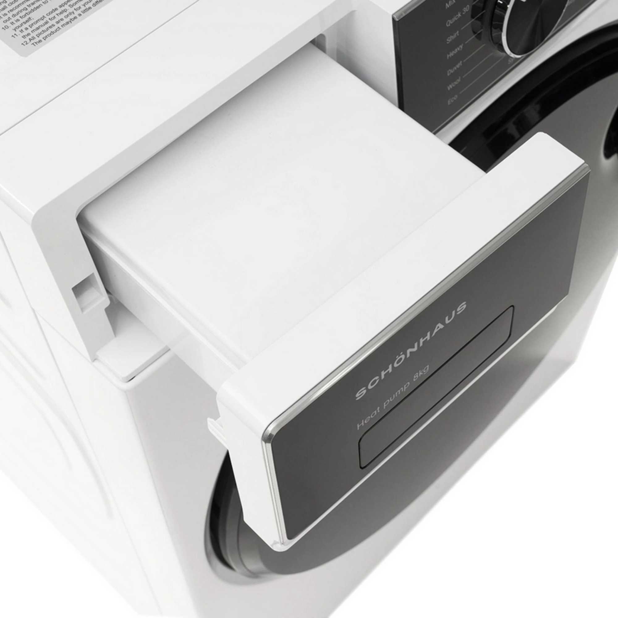 TDSHF018A3W 8kg Heat Pump Tumble Dryer - White