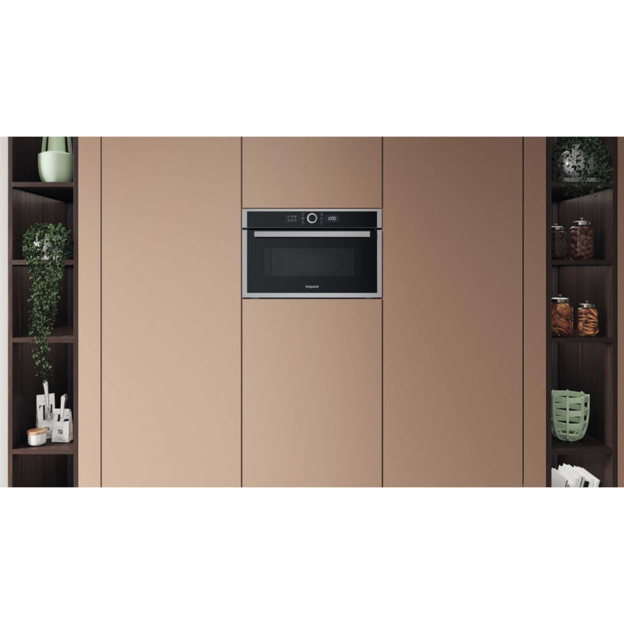 HMD44MXUK Class 4 Built-In Microwave Grill - Stainless Steel