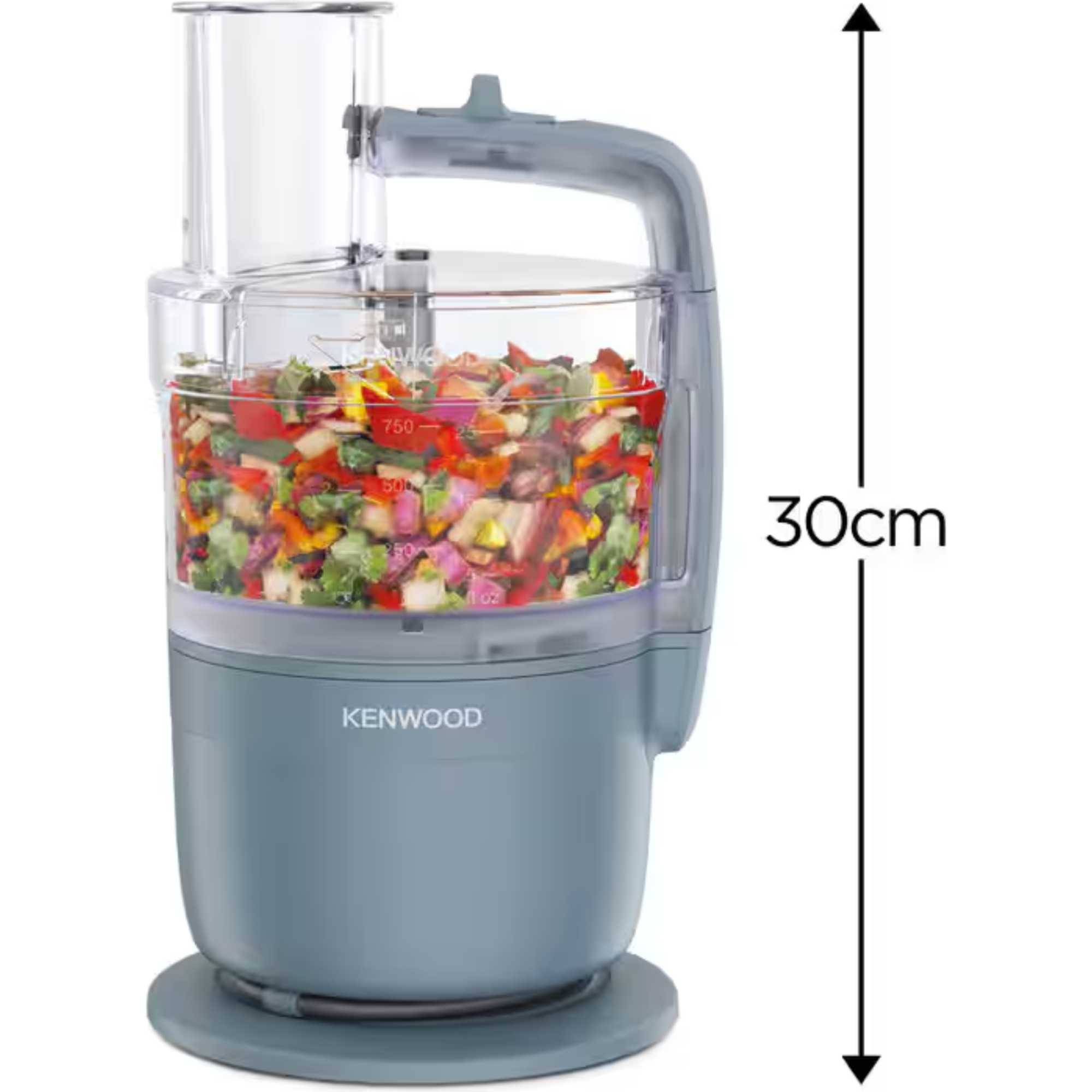 FDP23.130GY Food Processor with 4 Accessories - Grey