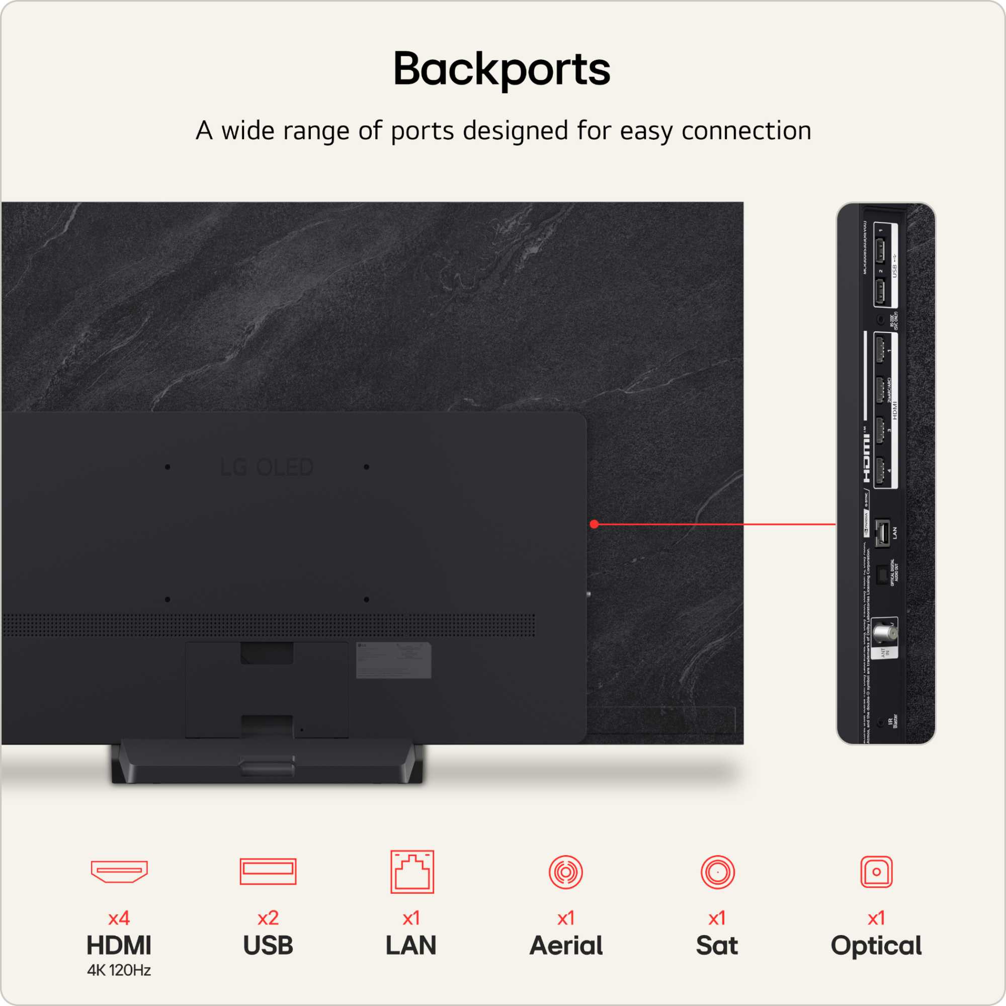 C66LB 65" 4K Ultra HD OLED HDR evo AI Smart TV - 65C66LB