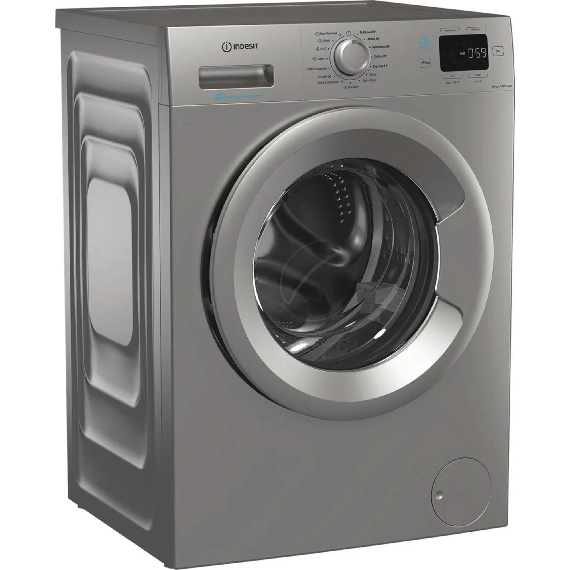 IP846SPUSHGOUK 1400rpm 8kg Washing Machine - Silver