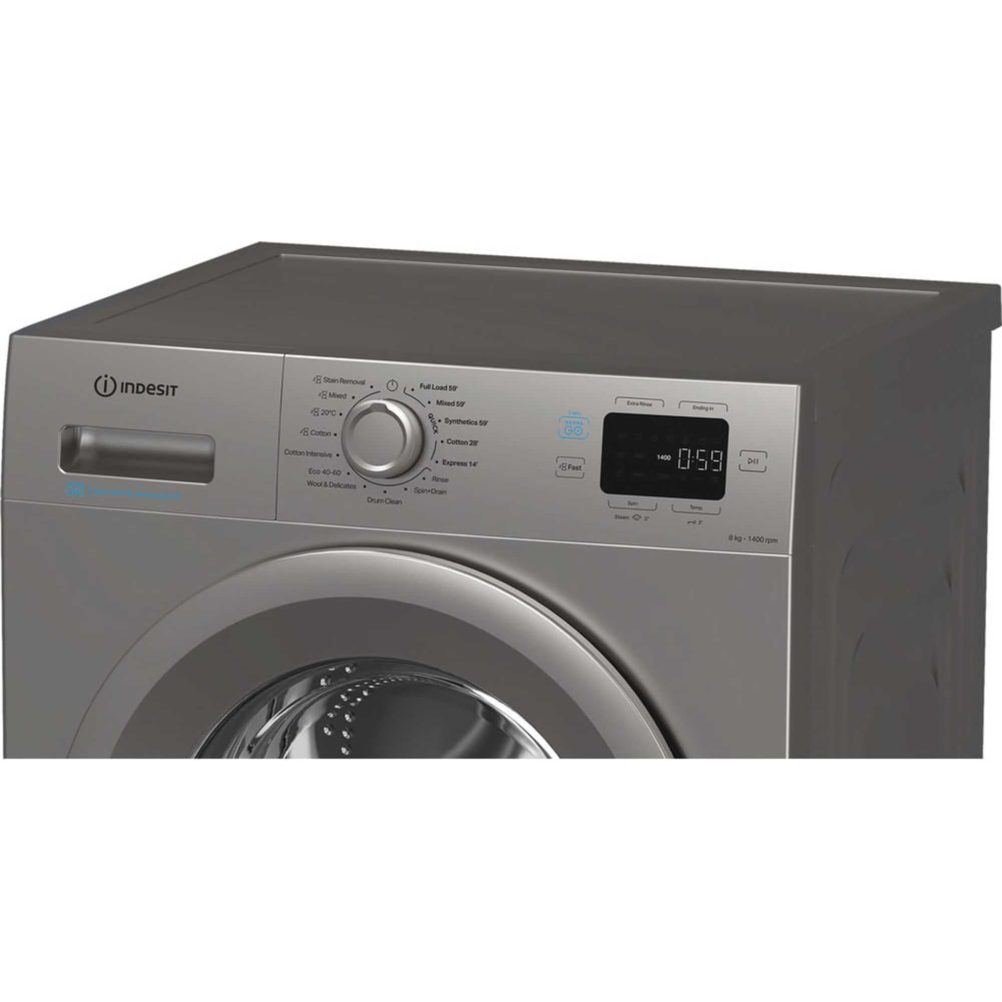 Push&Go 8kg 1400rpm Washing Machine - IP 846S PUSH&GO UK