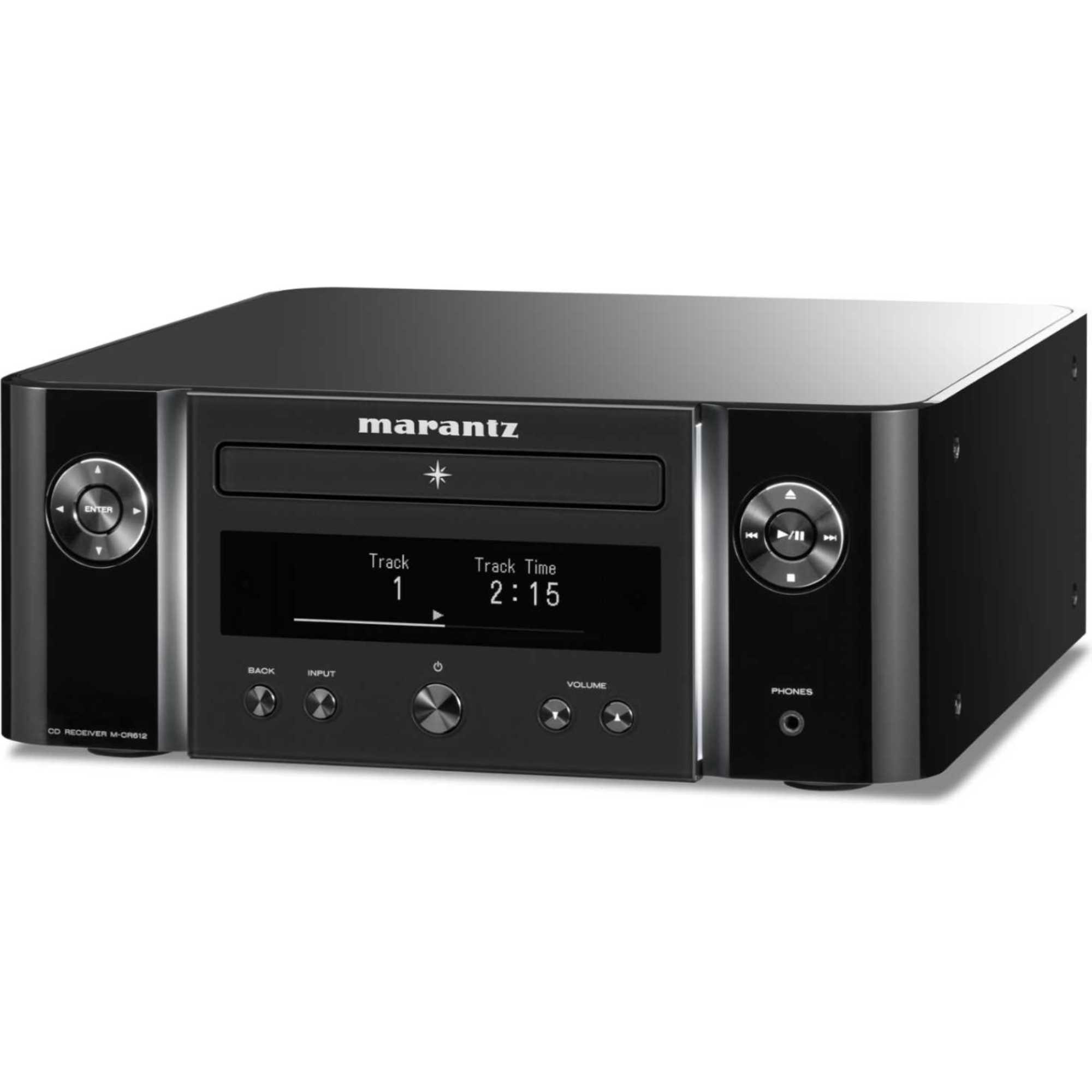 MCR612 Compact Network CD Receiver with Heos Connect - Black