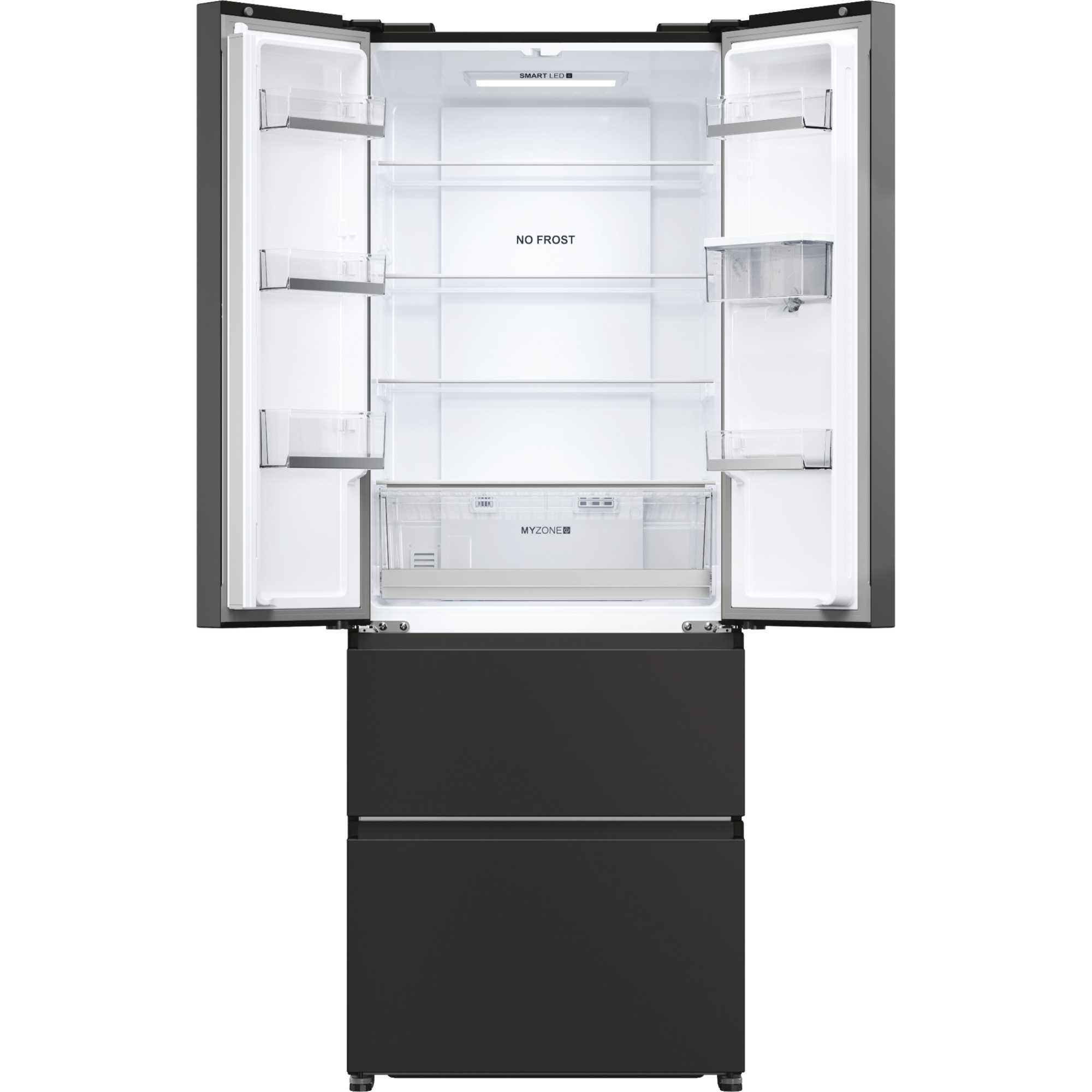 HFR5719EWPB 700mm Total No Frost Fridge Freezer - Black