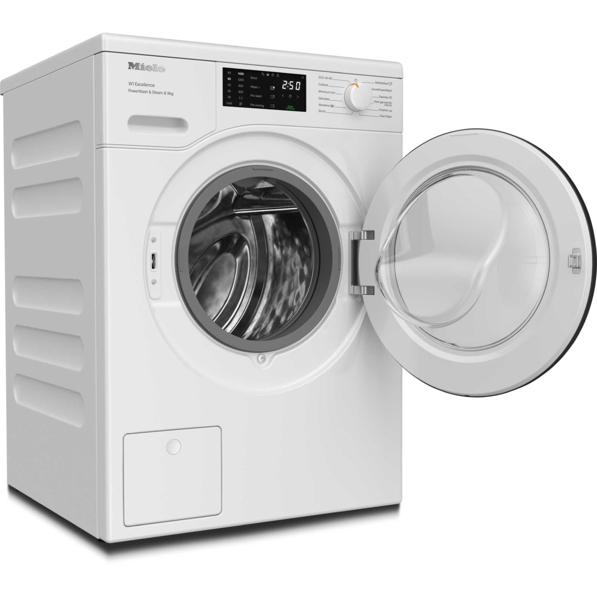 PWash&Steam 9kg 1400rpm Washing Machine - WED385 WCS