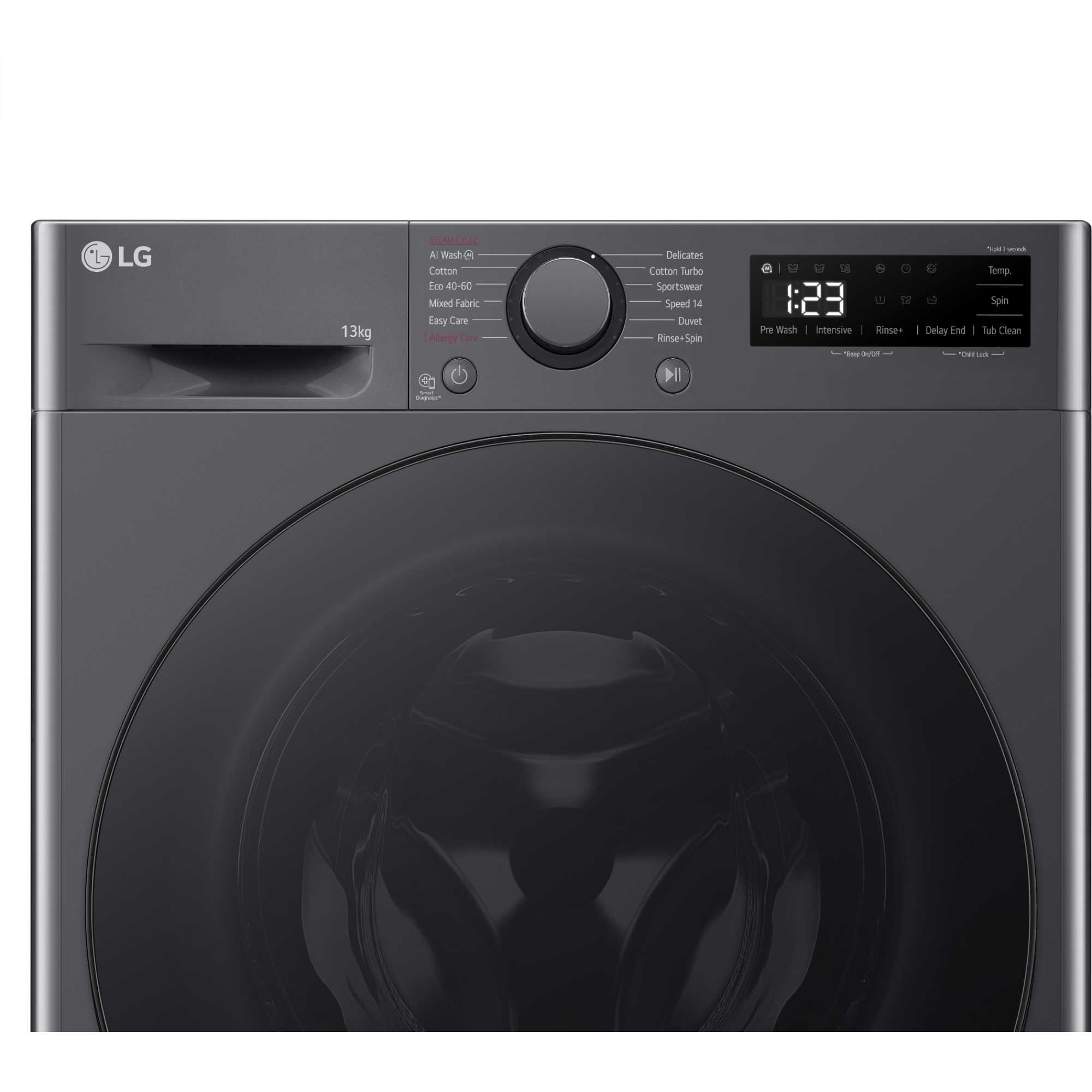 F4Y513GBLN1 13kg 1400rpm Washing Machine - Slate Grey