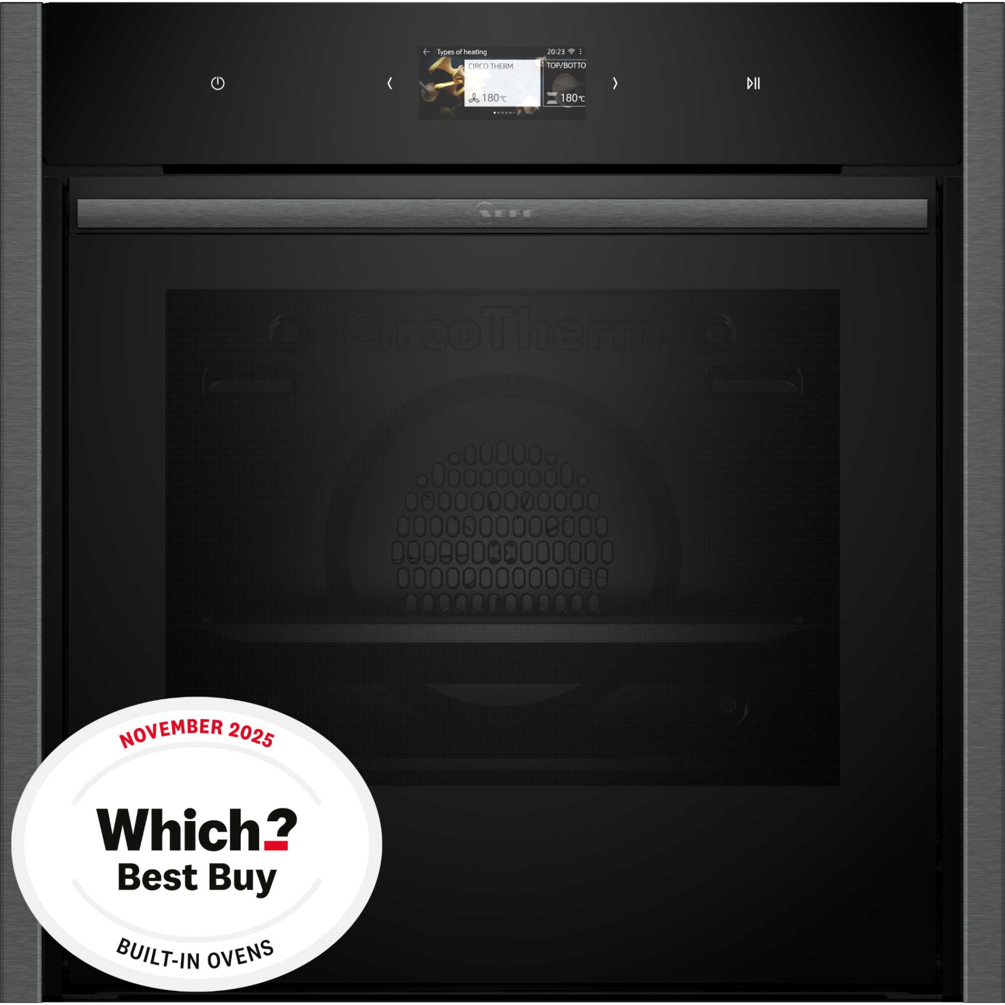 N 90 B64CS71G0B Slide&Hide Built-In Smart Single Oven - Graphite Grey