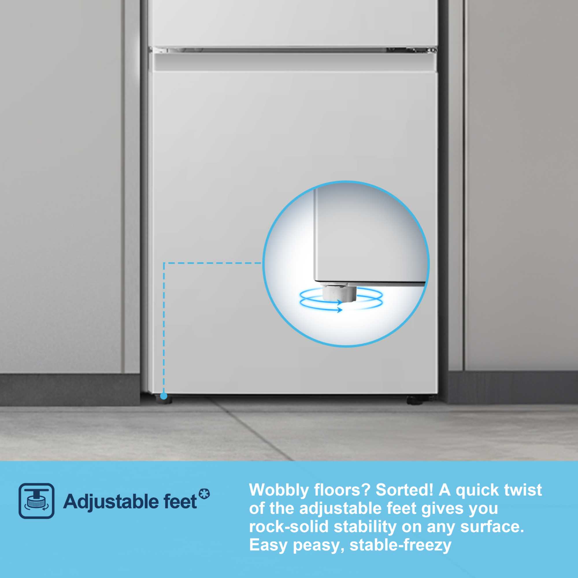 MC50165E 175l Capacity Fridge Freezer - White
