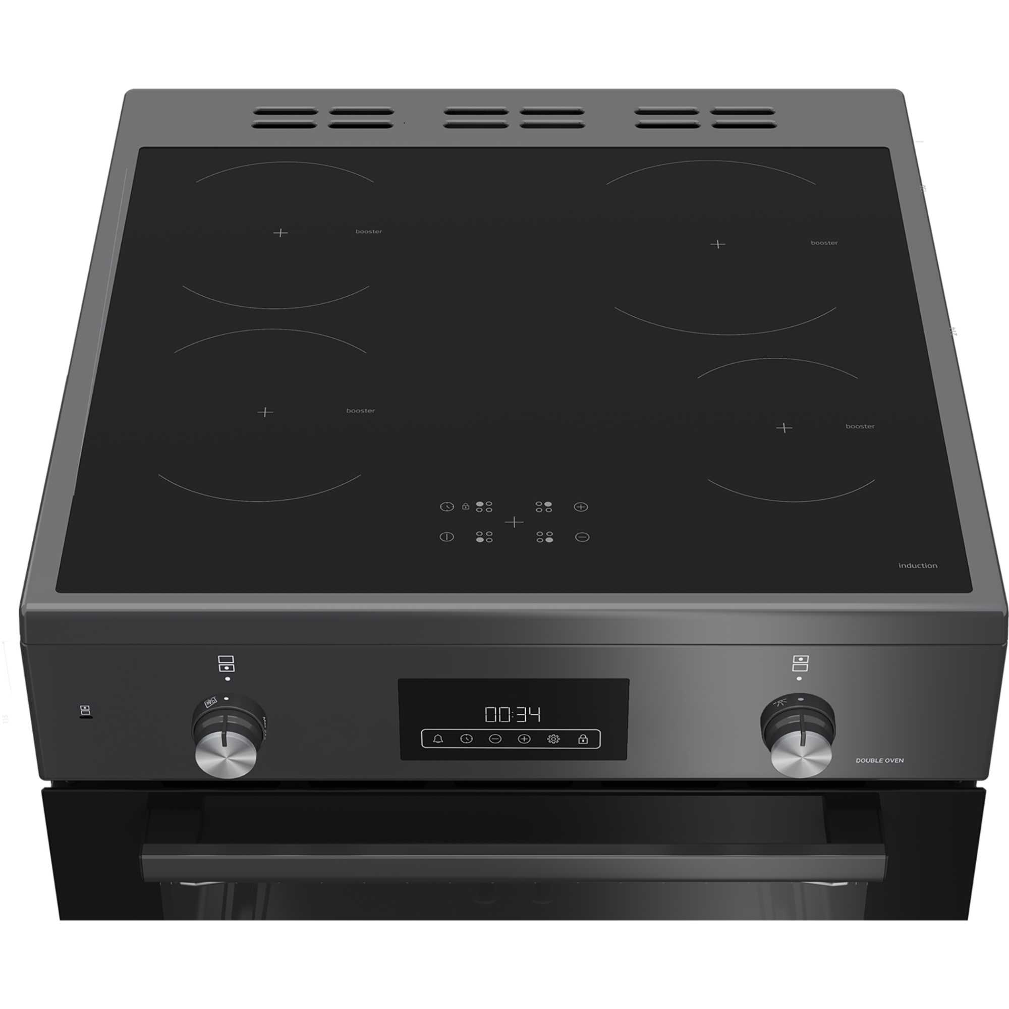 60cm Electric Double Oven Cooker - HIRN651N